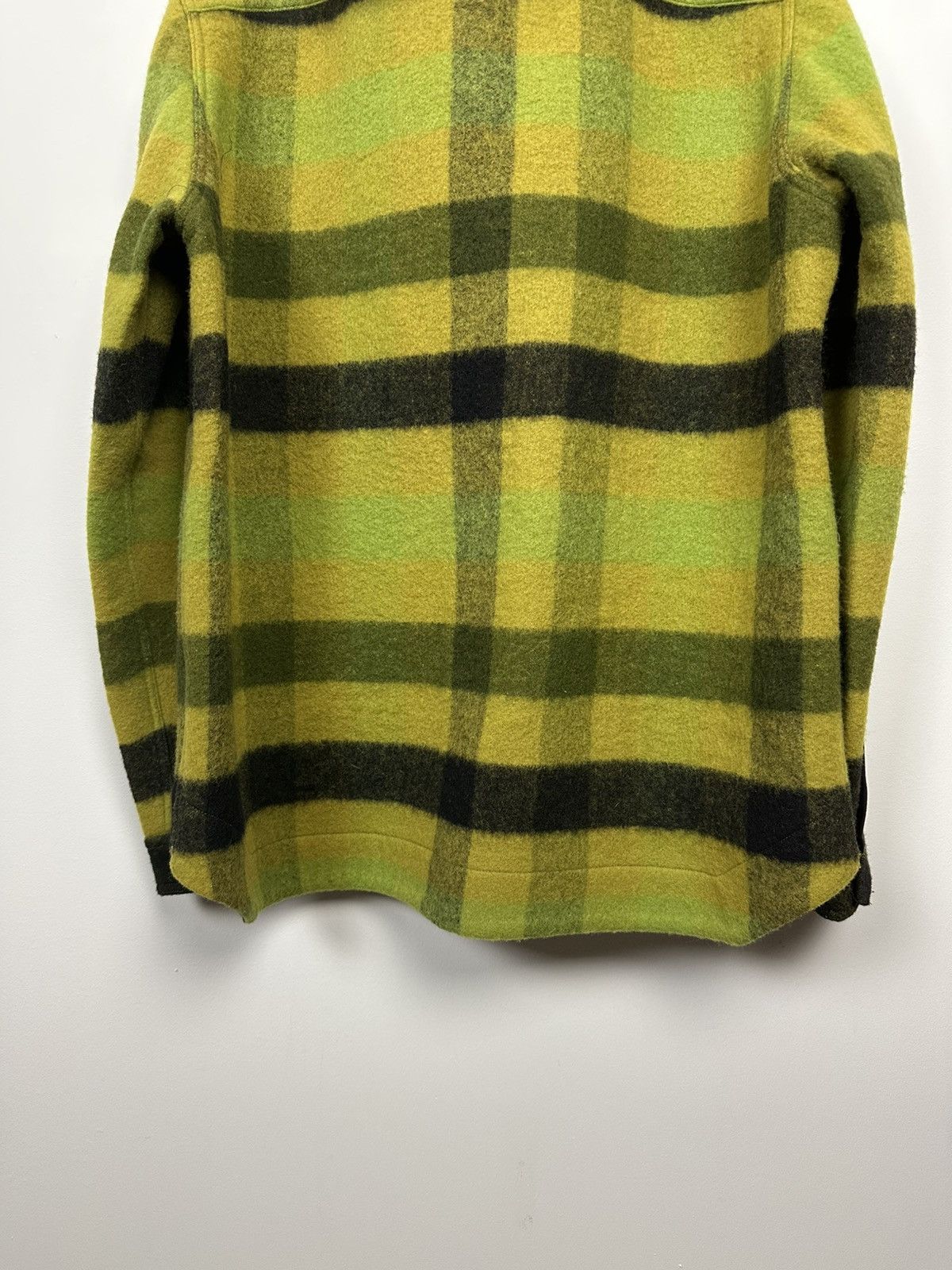 Rick Owens FW23 ‘LUXOR’ Acid Plaid Overshirt Size US L / EU 52-54 / 3 - 6 Thumbnail