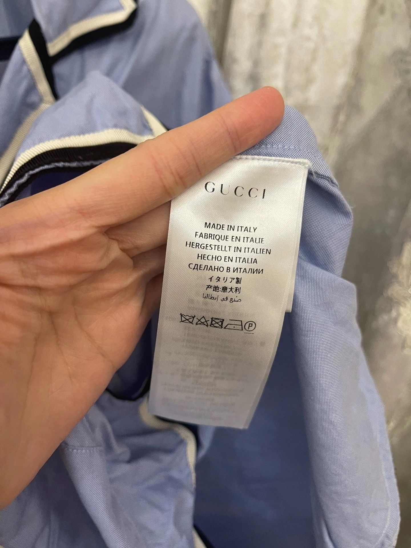 Gucci Gucci Men's 44 Timeless Authentic Shirt Size US S / EU 44-46 / 1 - 5 Thumbnail