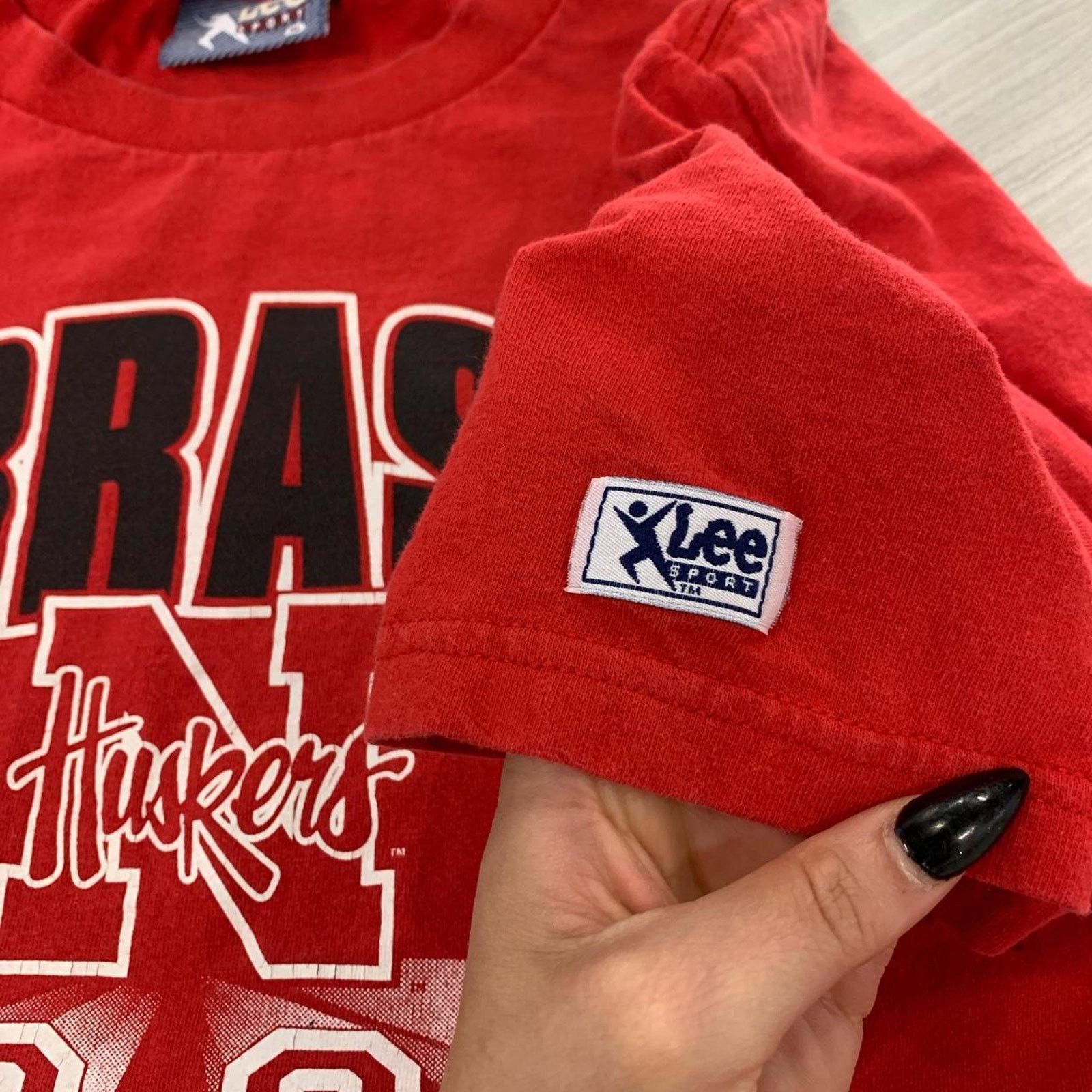 Lee Vintage 90s Nebraska's huskers single stitch shirt Size US XL / EU 56 / 4 - 3 Thumbnail