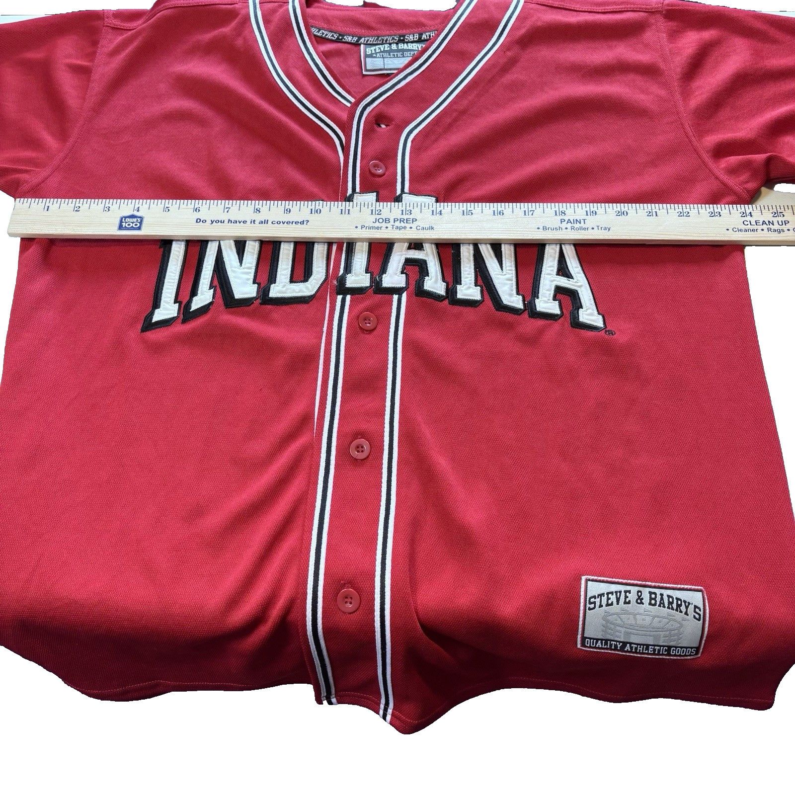 Steve And Barrys Vintage 90s Indiana University IU Hoosiers Jersey Shirt Men’ Size US L / EU 52-54 / 3 - 9 Thumbnail