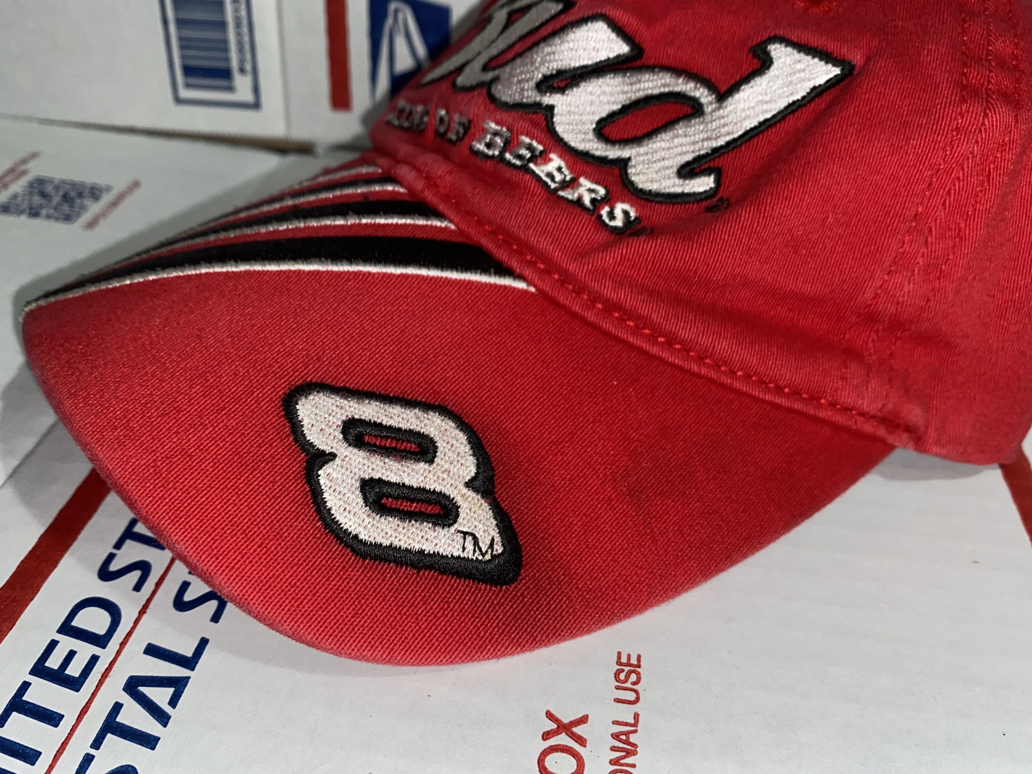 Chase Authentics BUD Budweiser King Beers Baseball Cap dad hat Dale Earnhardt Size ONE SIZE - 3 Thumbnail