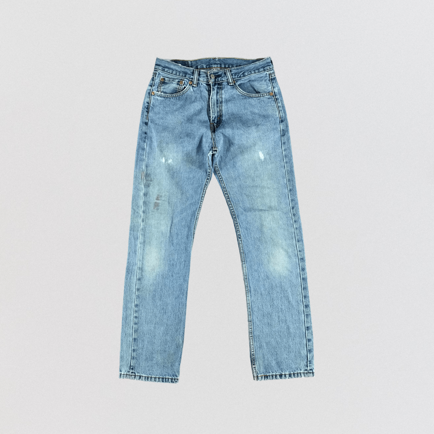 image of Blue Wash Levis 505 Jeans-Jm3144, Men's