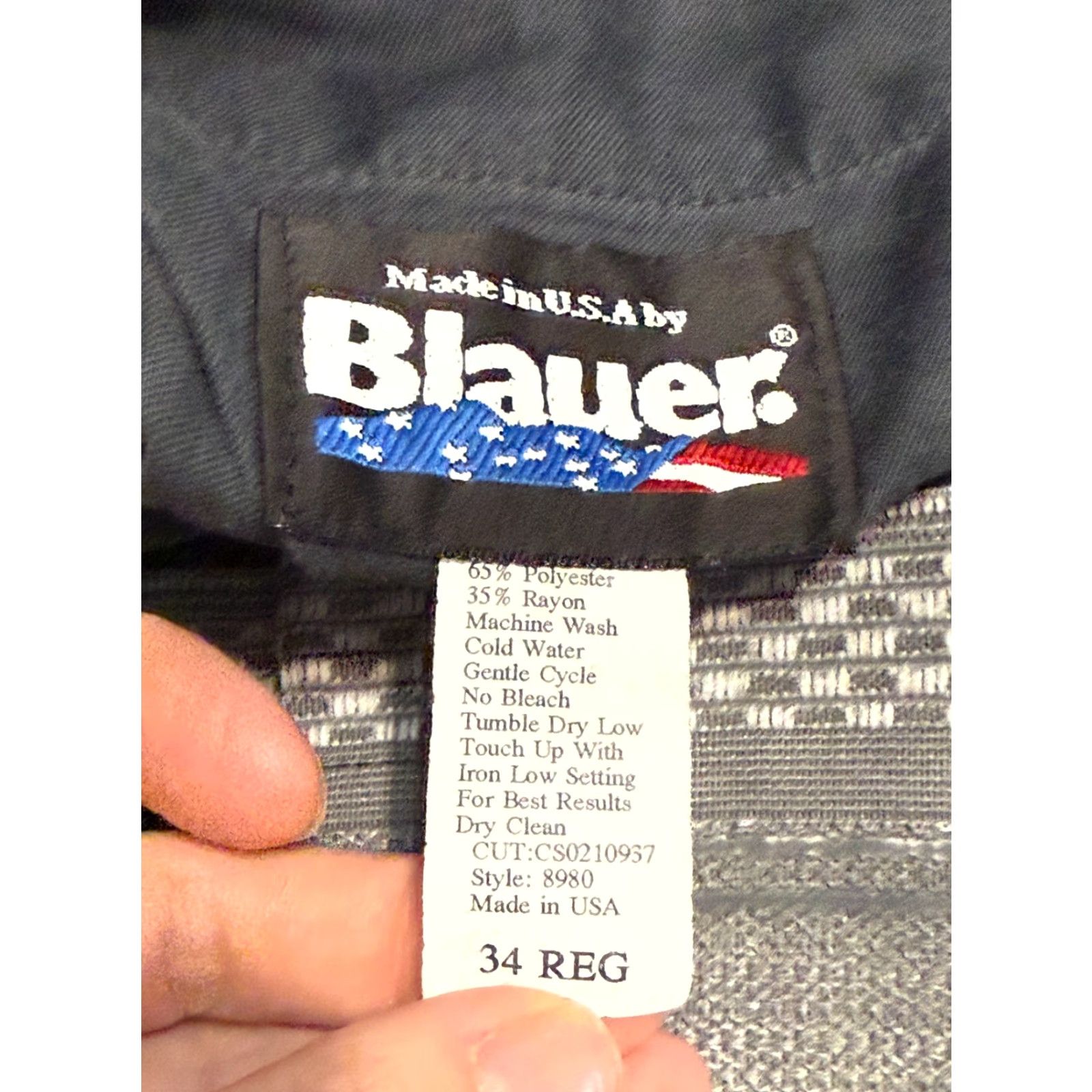 Vintage Blauer Pants Men 34 Brown Straight Leg Cargo Pockets Casual Workwear Size US 34 / EU 50 - 4 Thumbnail