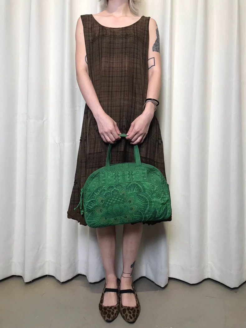 Issey Miyake Issey Miyake Vintage Plaid Sleeveless Dress-2508 Size US M / EU 48-50 / 2 - 3 Thumbnail