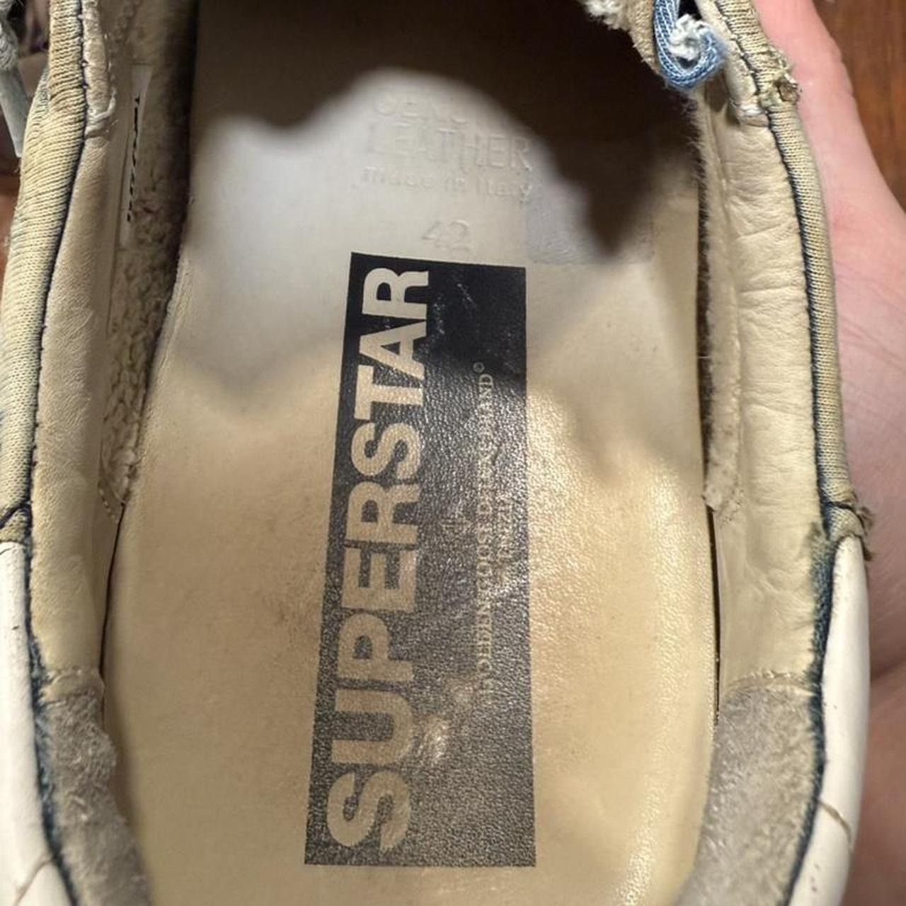 Golden Goose Golden Goose GGDB Superstar Distressed Denim Size US 9 / EU 42 - 8 Thumbnail