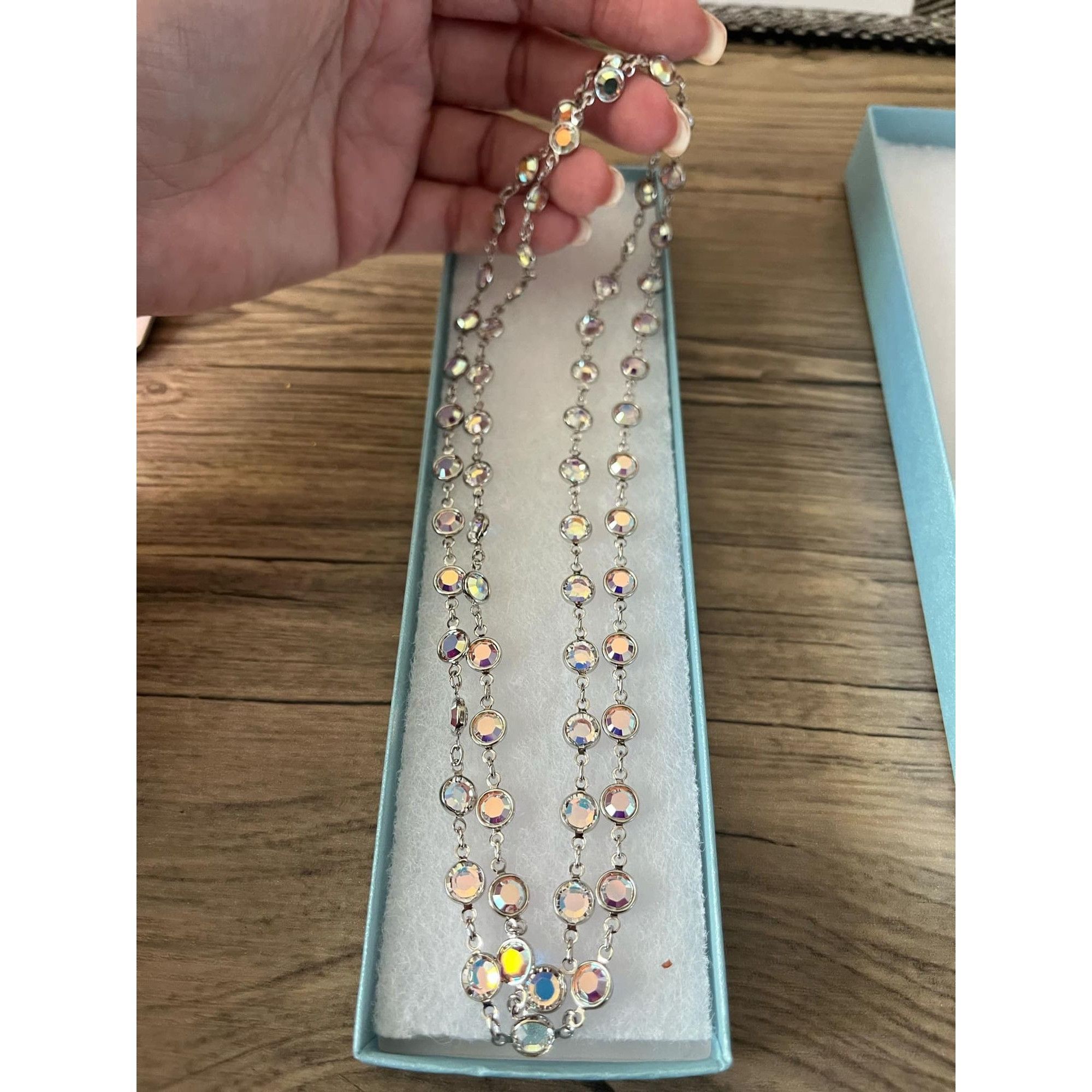 Other Touchstone Clear Crystal by Swarovski Chanelle Jewelry Neckl Size ONE SIZE - 2 Thumbnail