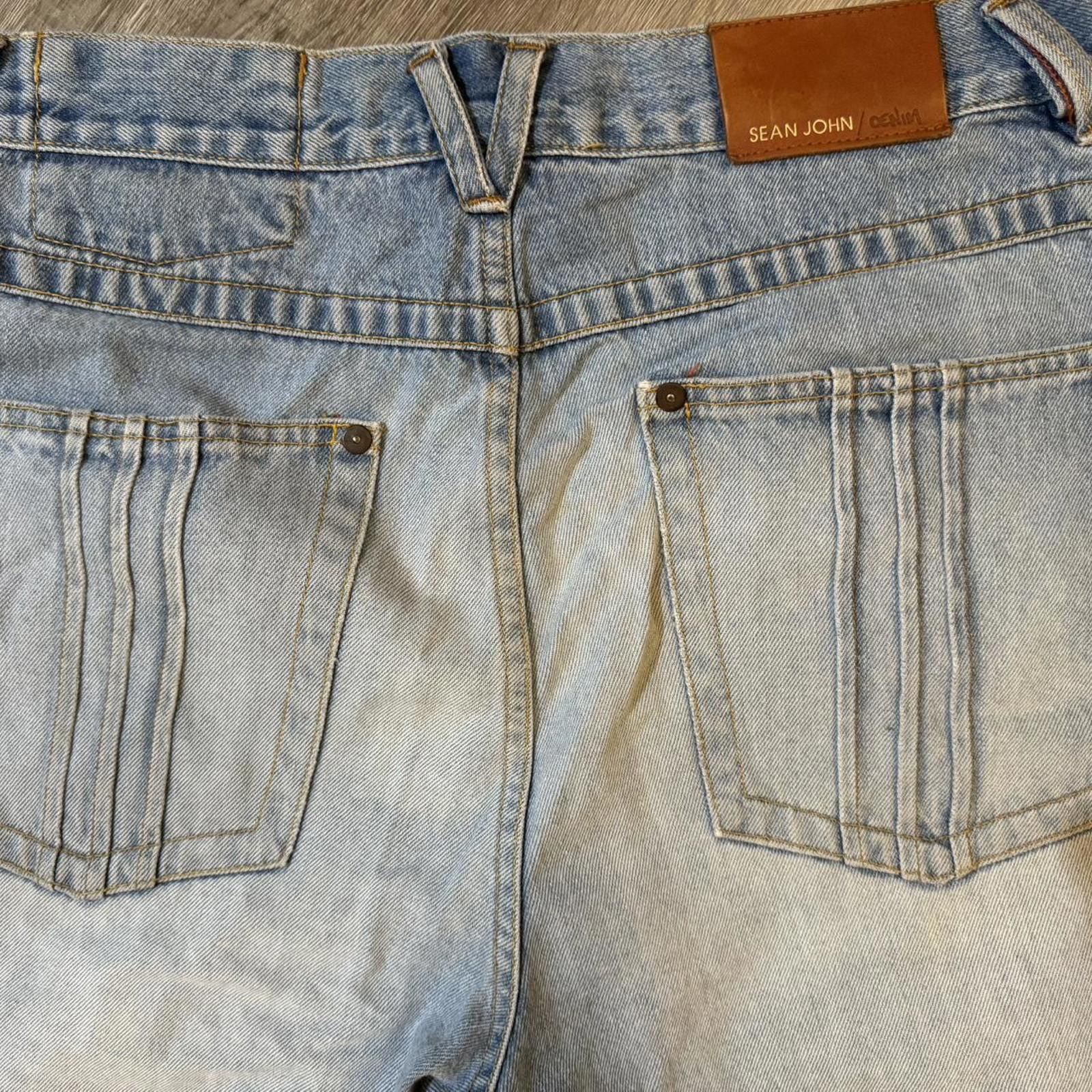 Sean John Sean John baggy Jorts Y2K blue denim shorts size 34 Size US 36 / EU 52 - 5 Thumbnail