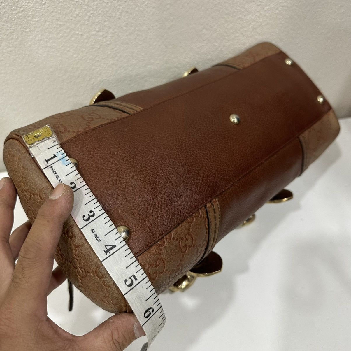 Gucci ‼️LASTDROP‼️ GUCCI BROWN GUCCISSIMA SIGNORIA LARGE DOME BAG Size ONE SIZE - 9 Thumbnail