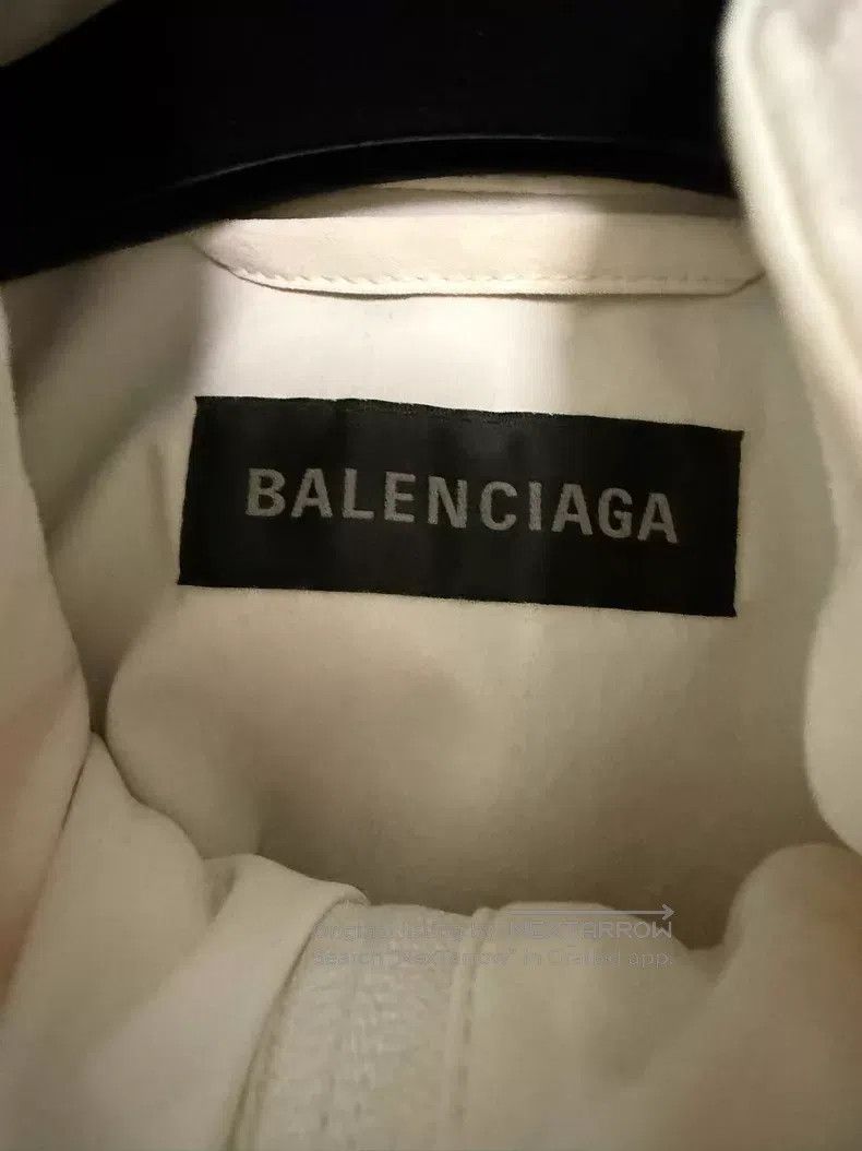 Balenciaga Balenciaga White and Grey Stretch Tech Fabric Sport Blende Size US S / EU 44-46 / 1 - 4 Thumbnail