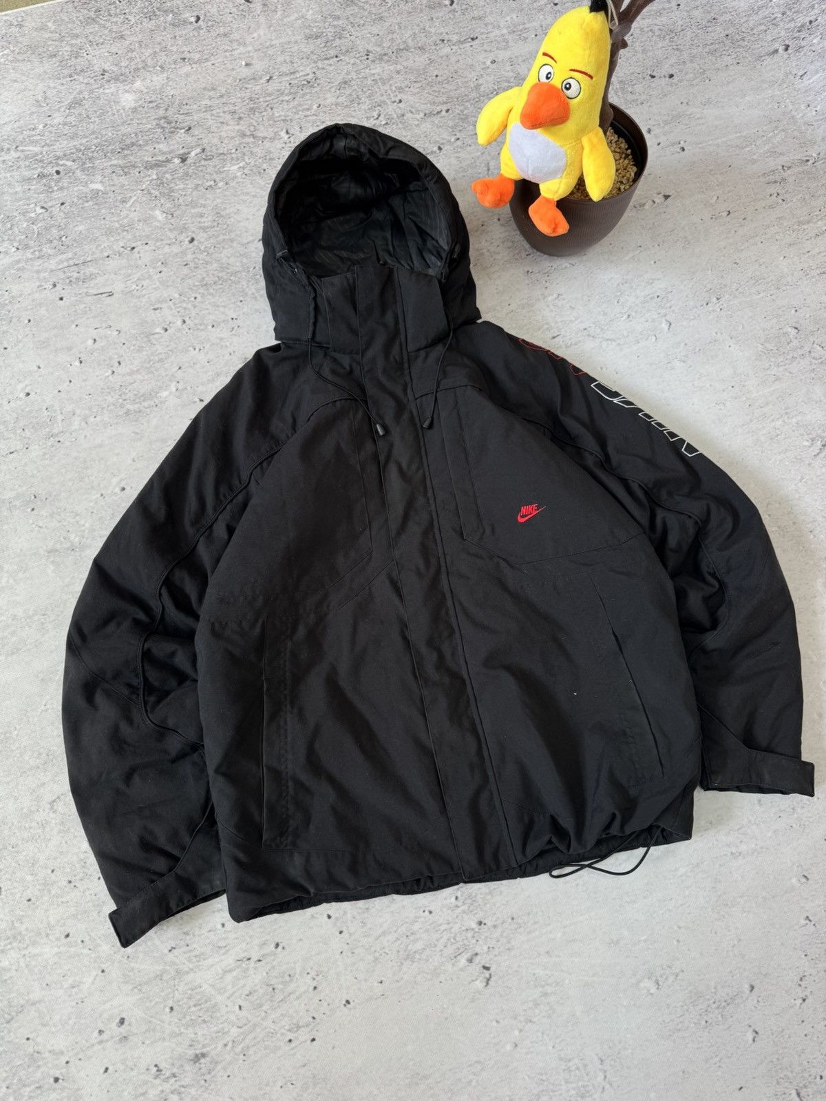 Nike × Vintage NIKE VINTAGE BASIC LOGO OVERSIZE BAGGY LIGHT JACKET Size US S / EU 44-46 / 1 - 1 Thumbnail