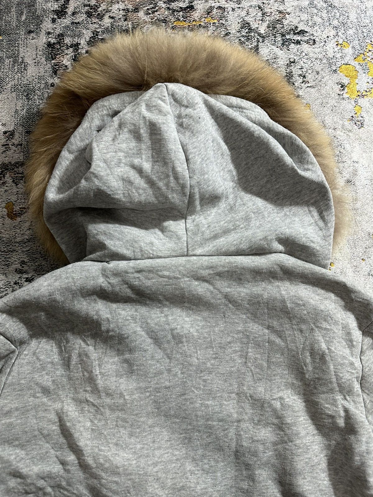 lgb パーカー　if six was nine hyde IF SIX WAS NINE LGB STYLE DOUBLE LAYER FUR ZIP UP HOODIE