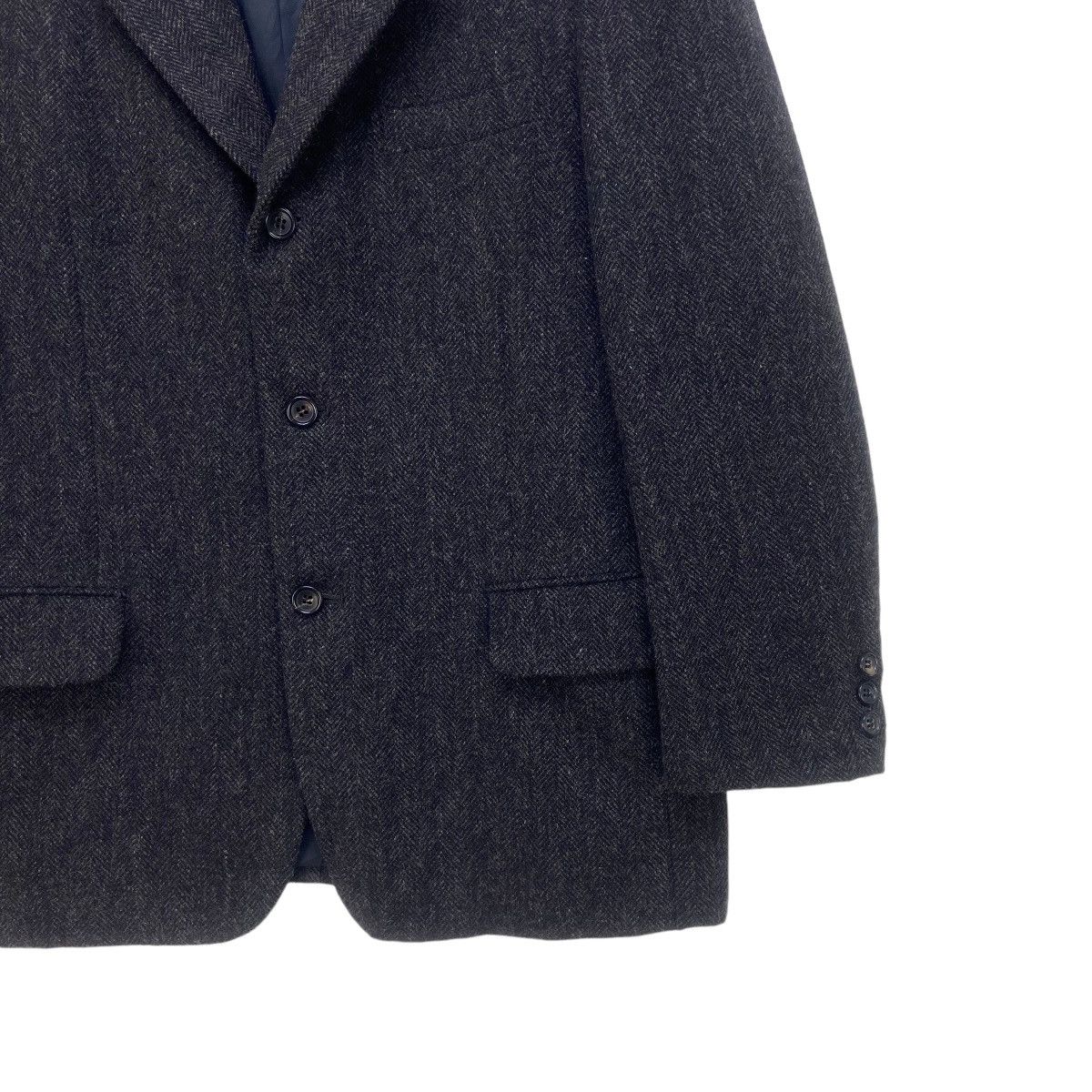 Comme des Garcons Homme 🔥AD1990 CDG Homme Deux Herringbone Laine Wool Coat Blazer Size US S / EU 44-46 / 1 - 4 Thumbnail
