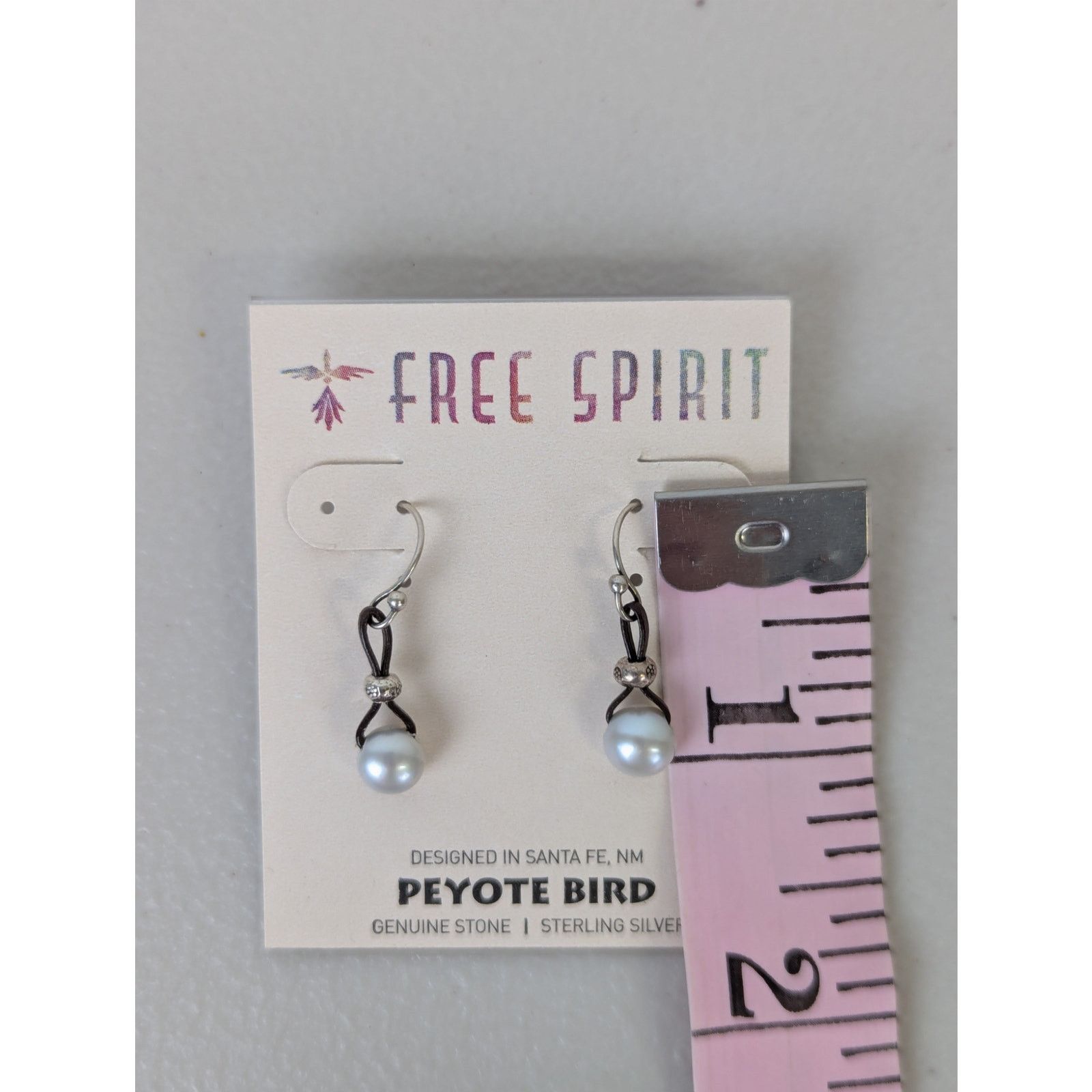 Peyote Bird Peyote Bird Sterling Silver Drop Earrings Bead Boho Western Size ONE SIZE - 2 Thumbnail