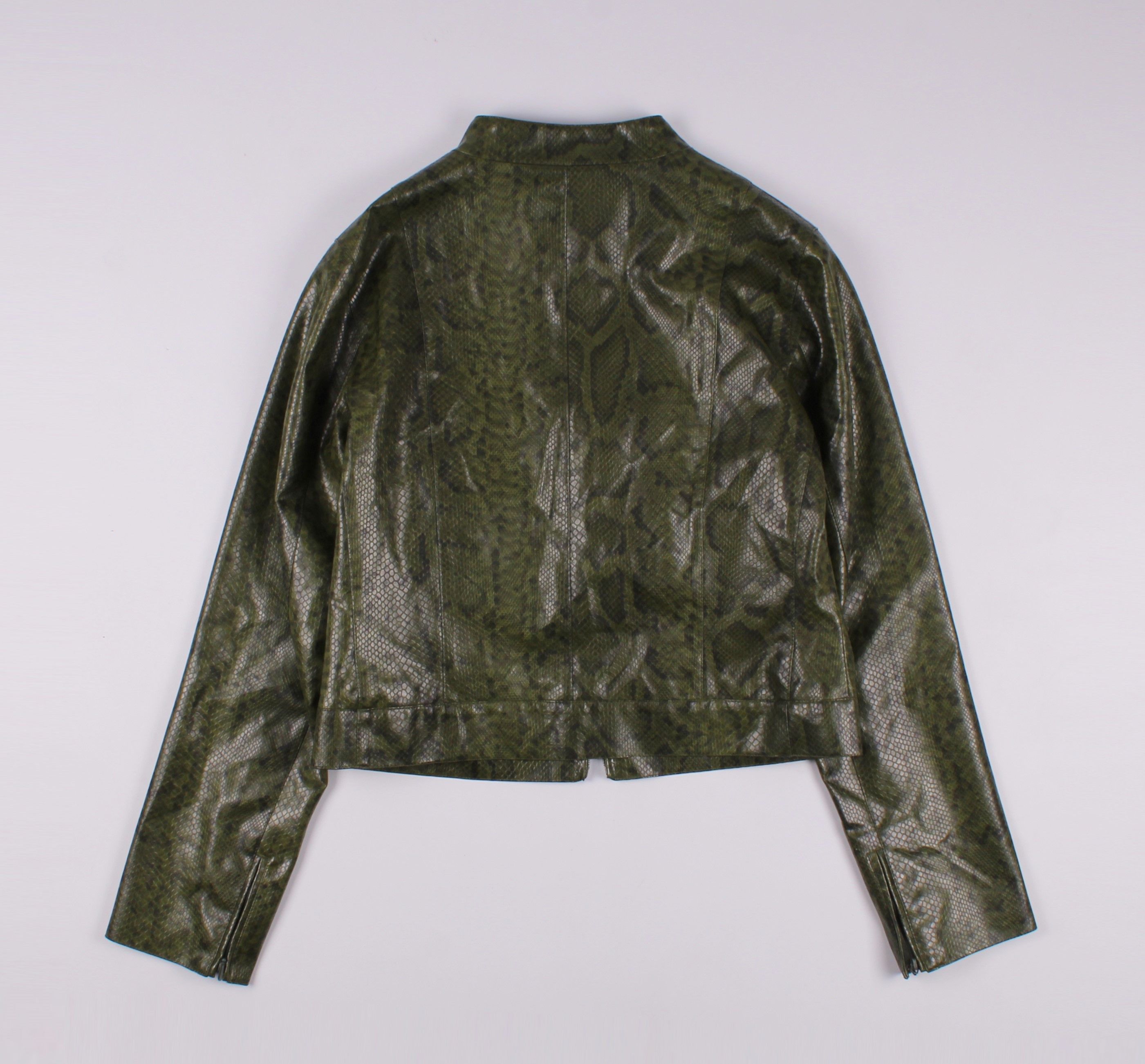 Vintage Vintage Y2K Snake Faux Leather Jacket Size M / US 6-8 / IT 42-44 - 7 Thumbnail