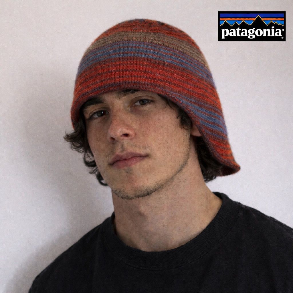 Patagonia Patagonia Wool Blend Earflap Fleece Lined Beanie Hat France Size ONE SIZE - 1 Thumbnail
