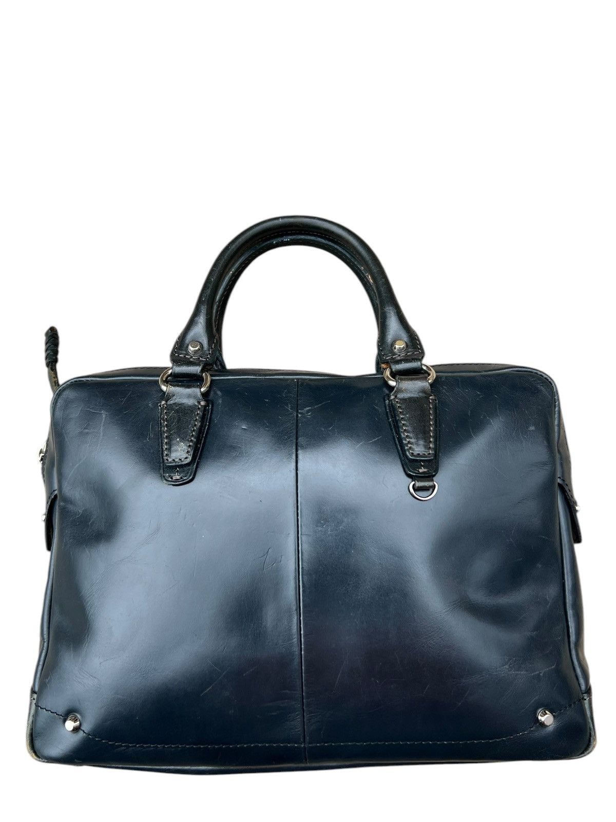 Kiefer neu Japan Distress Scratches Patina Leather Mini Bag