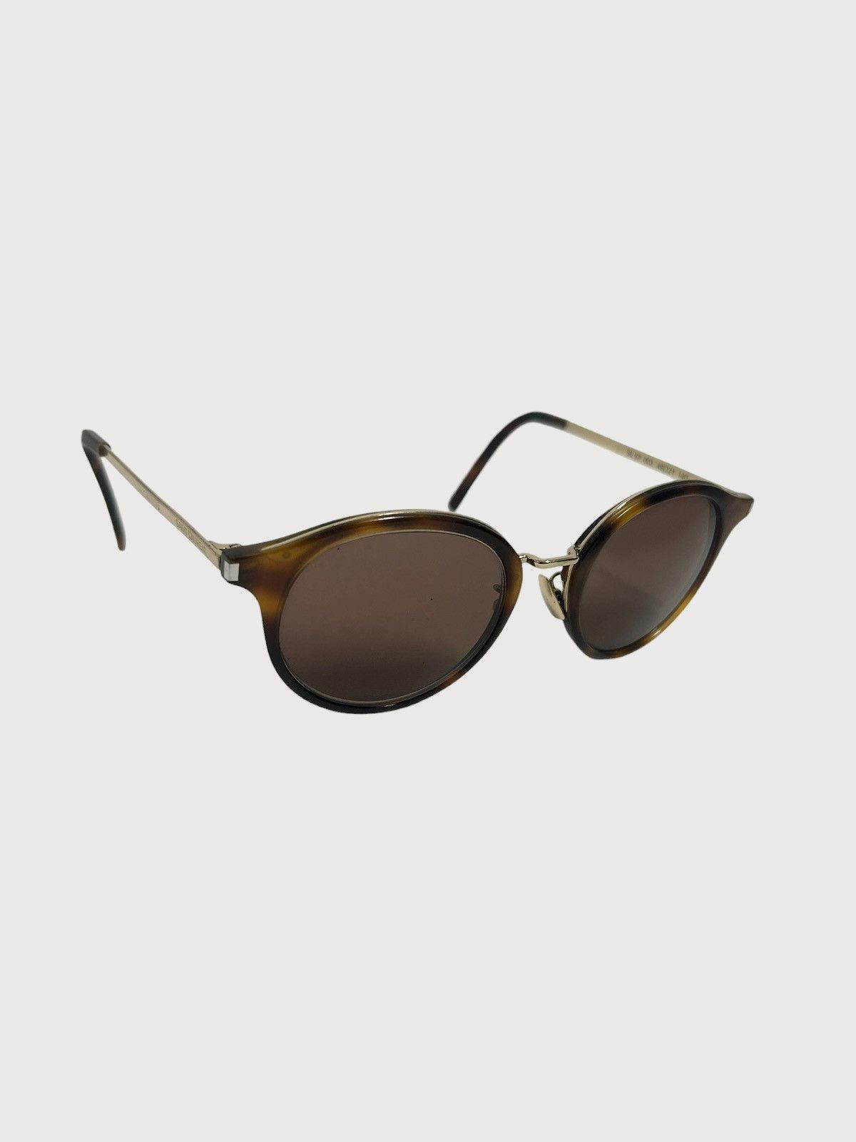 Saint Laurent Paris FW2014 SL57 Havana Round Sunglasses Size ONE SIZE - 1 Thumbnail