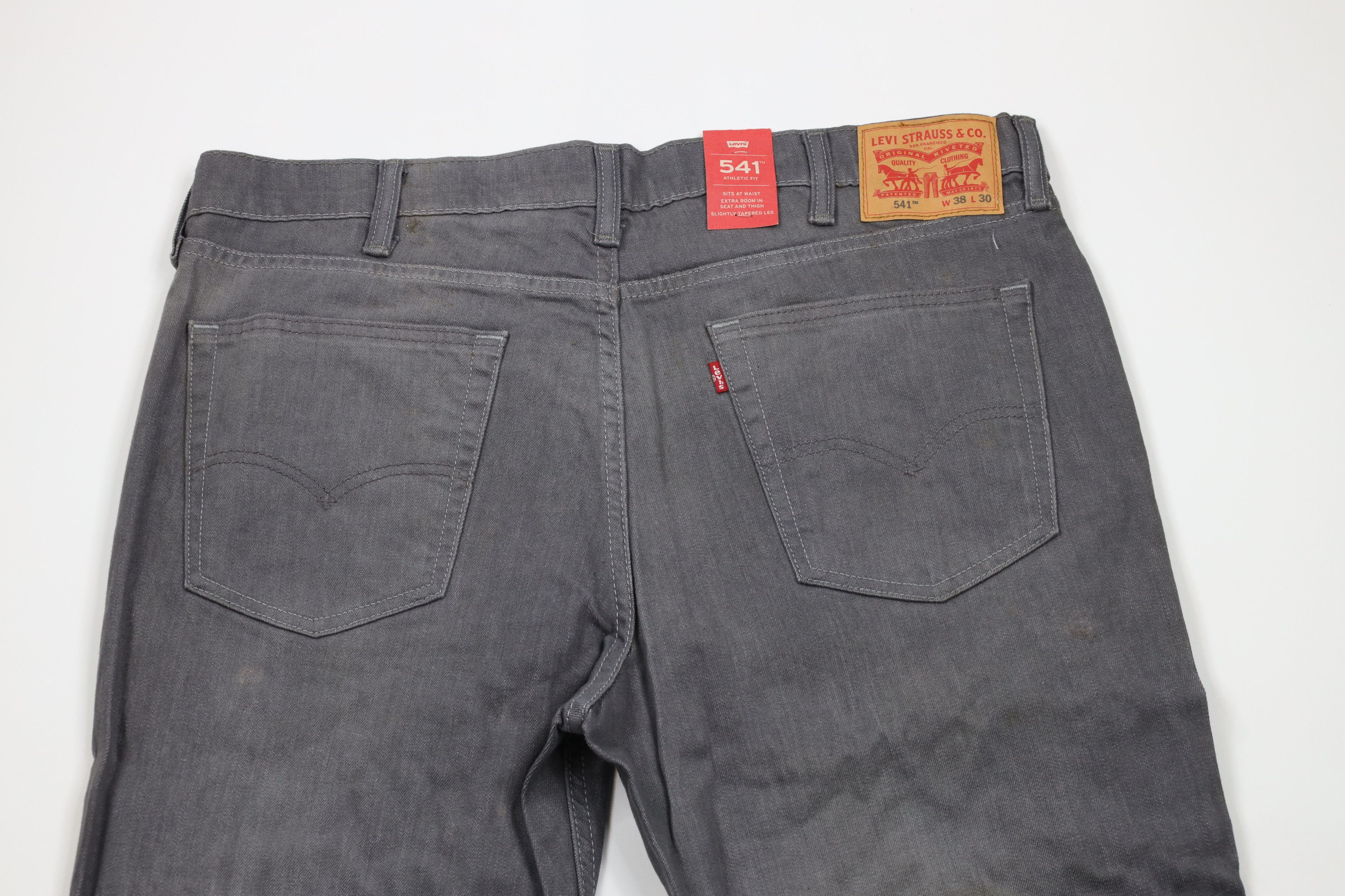 Levi's New Levis 541 Athletic Fit Slightly Tapered Leg Jeans Size US 38 / EU 54 - 15 Thumbnail