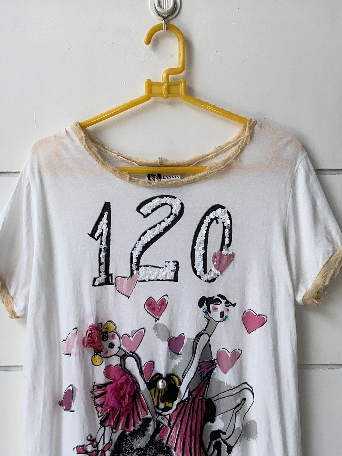 Lanvin LANVIN Motive T-Shirt Size US XS / EU 42 / 0 - 2 Thumbnail