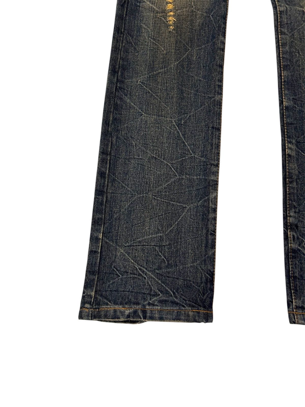 Japanese Brand × Vintage 💥Vintage K.U.I Japanese Denim Mud Wash Distressed Jeans Size US 32 / EU 48 - 7 Thumbnail