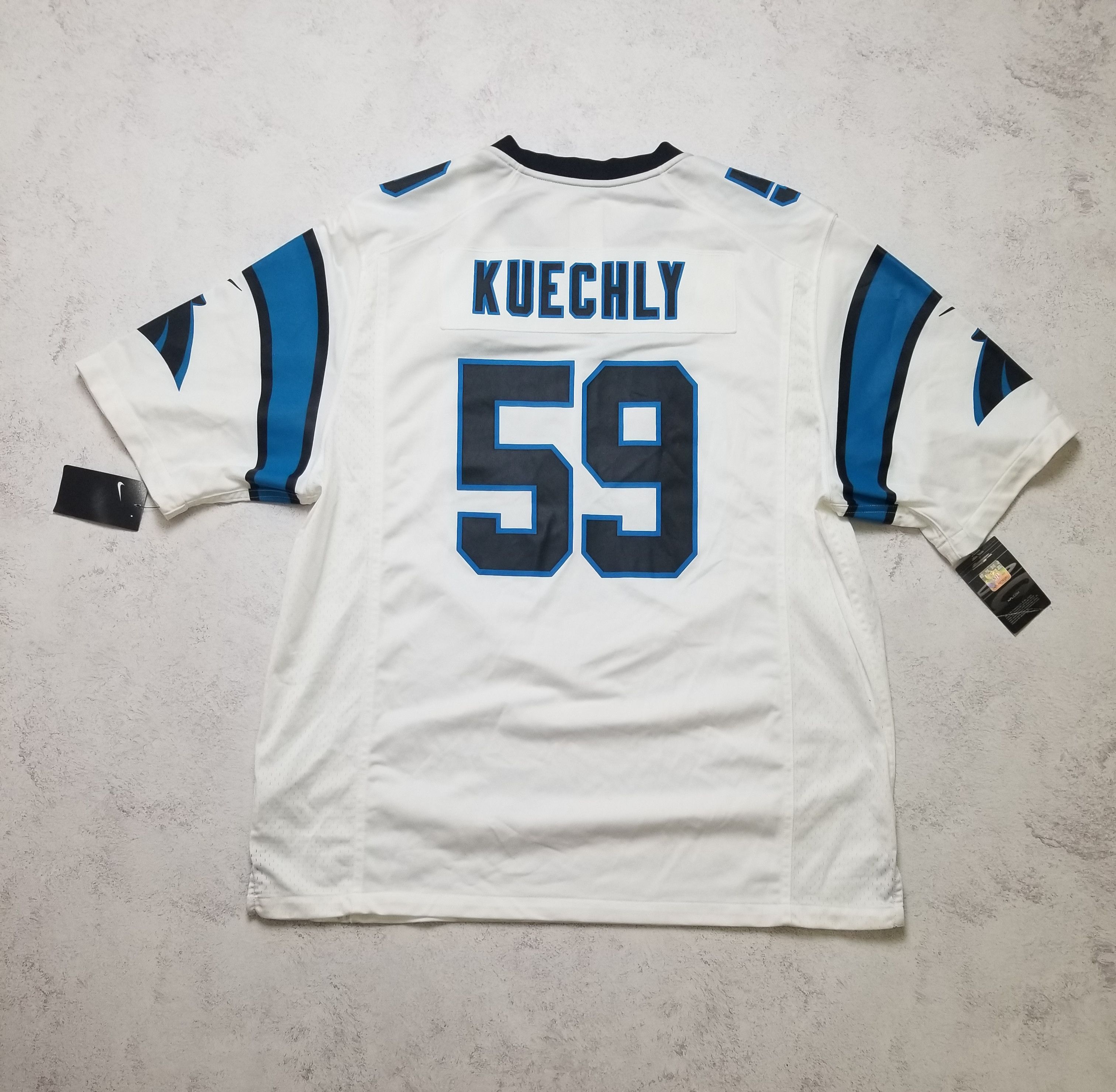 Nike Luke Keuchly #59 Carolina Panthers Nike OnField NFL Jersey Size US XXL / EU 58 / 5 - 3 Thumbnail