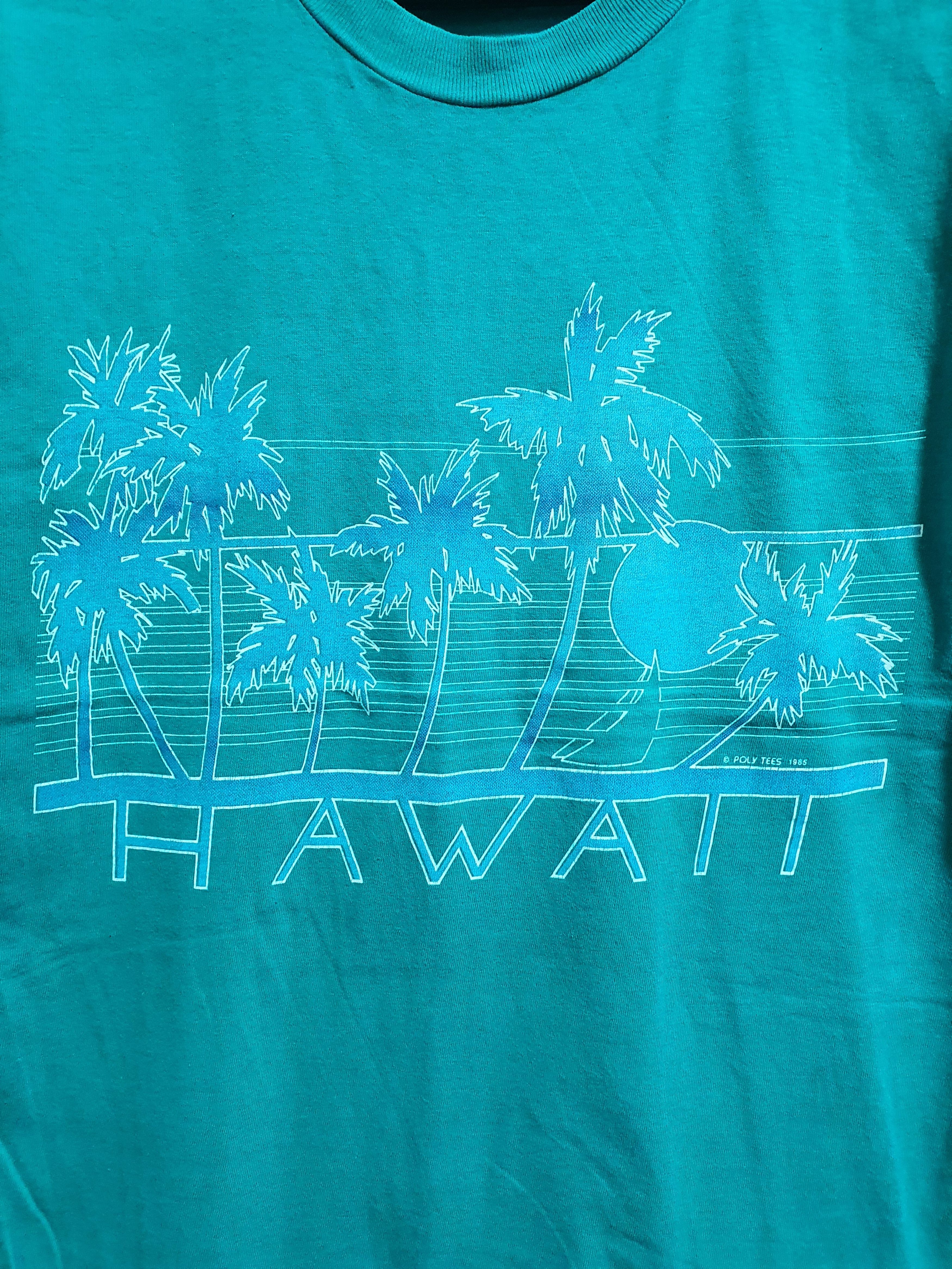 Vintage VINTAGE HAWAII SUPER CRU 19”/27.5” POLY TEES 1985 T-SHIRT Size US M / EU 48-50 / 2 - 4 Thumbnail