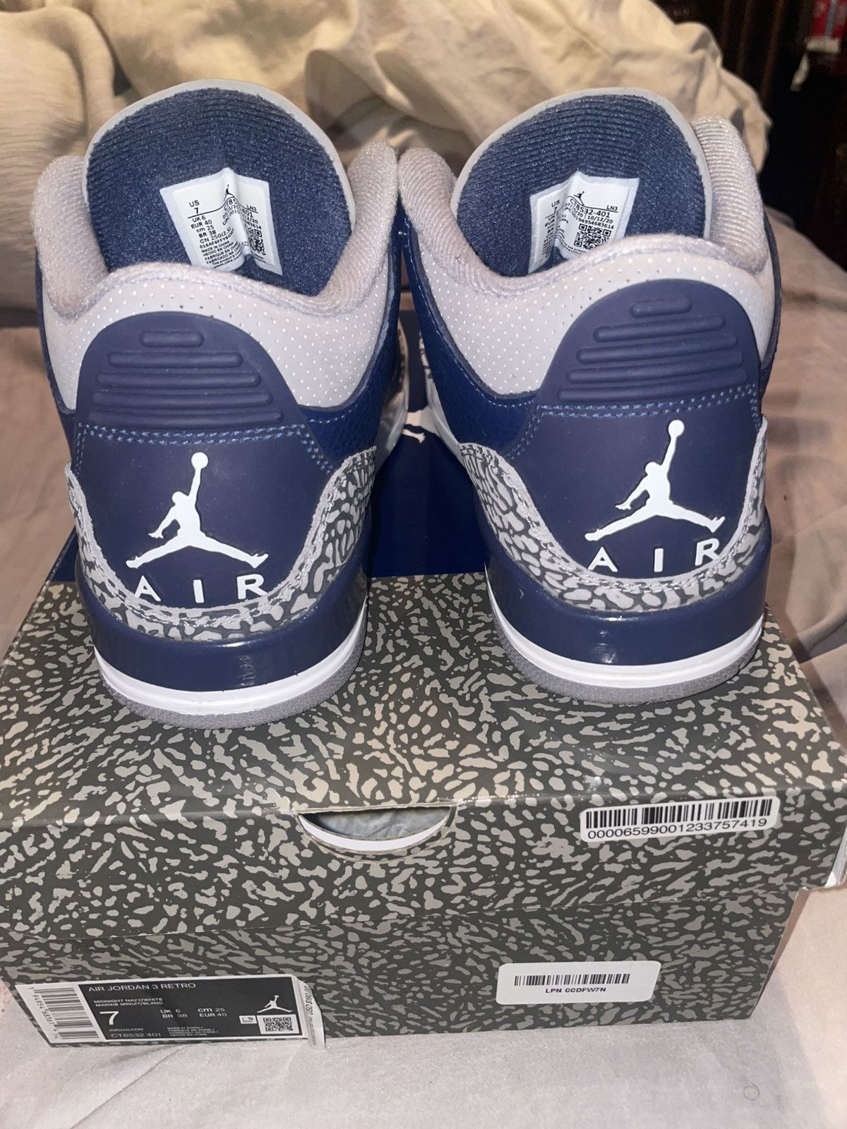 Jordan Brand × Nike Jordan 3 Georgetown Size US 7 / EU 40 - 4 Thumbnail