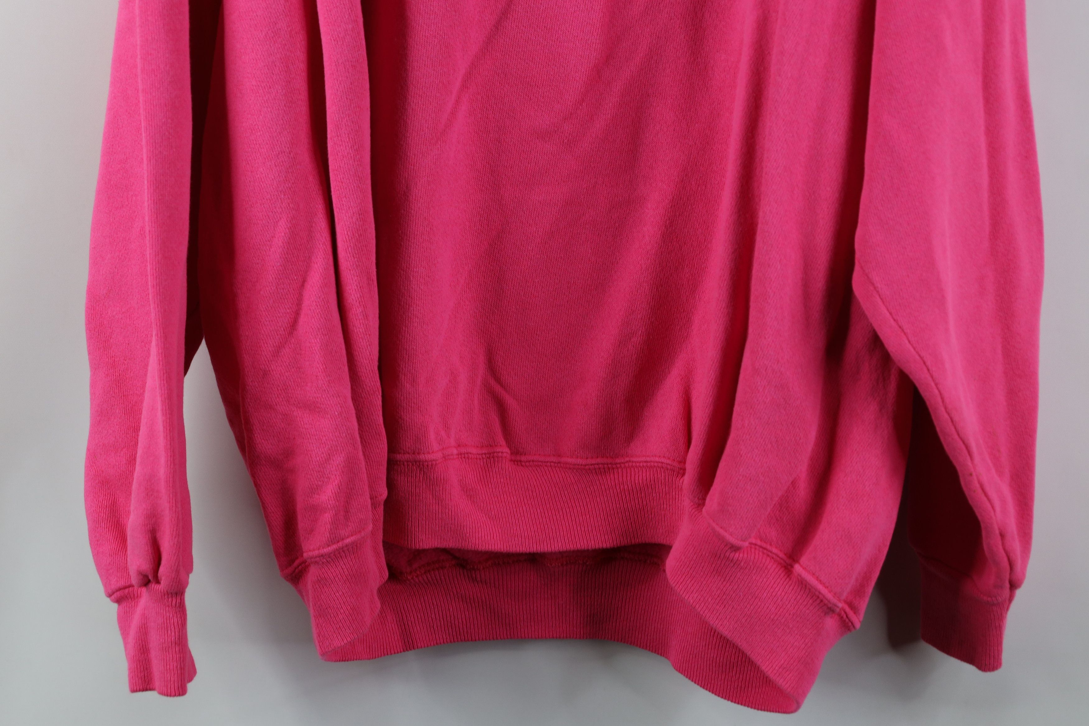 Vintage Vintage 80s 90s Streetwear Crewneck Sweatshirt Pink USA Size XL / US 12-14 / IT 48-50 - 11 Thumbnail