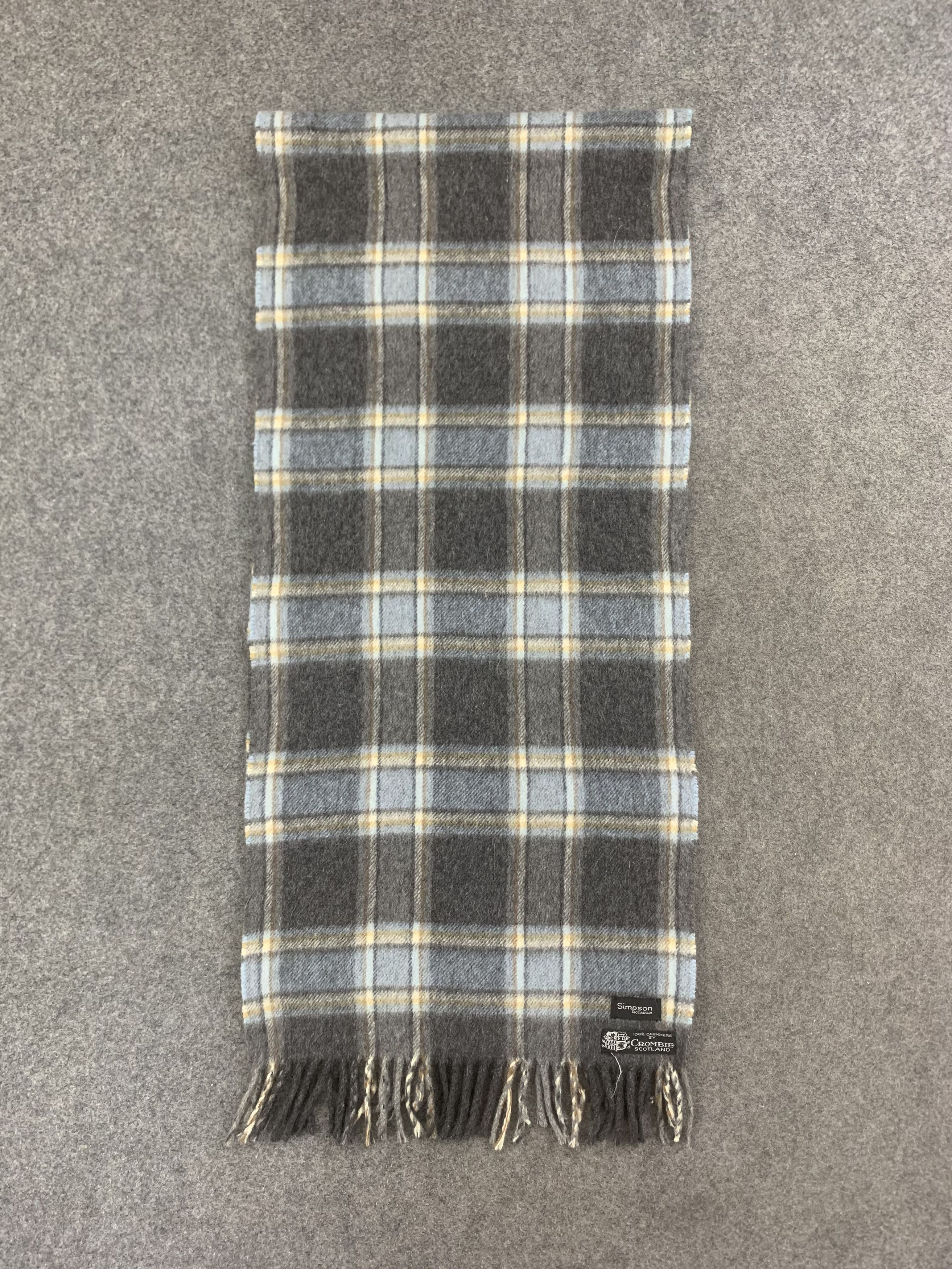 Vintage Simpson Scarf Cashmere Muffler Neck Wrap BL9242 Size ONE SIZE - 2 Thumbnail
