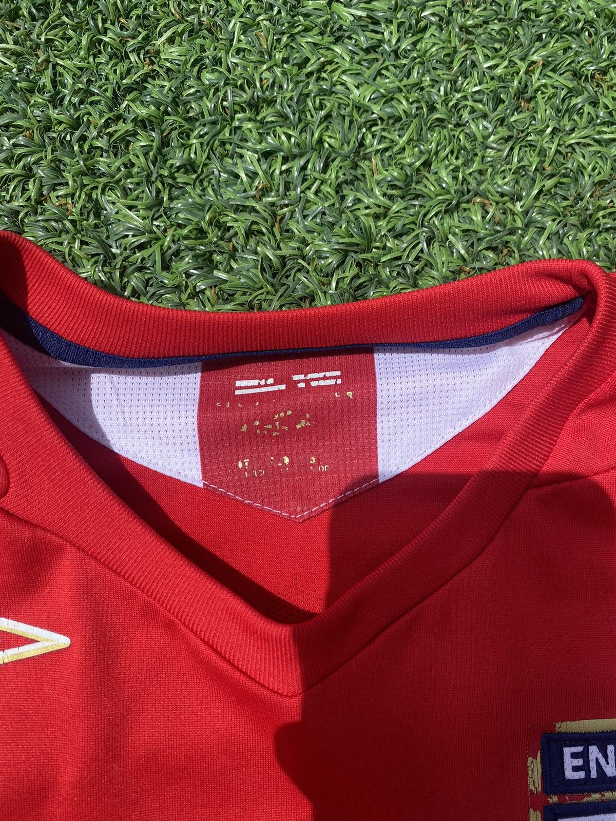 Umbro × Vintage England 2006-2008 Home Soccer Jersey RARE Size US XL / EU 56 / 4 - 3 Thumbnail