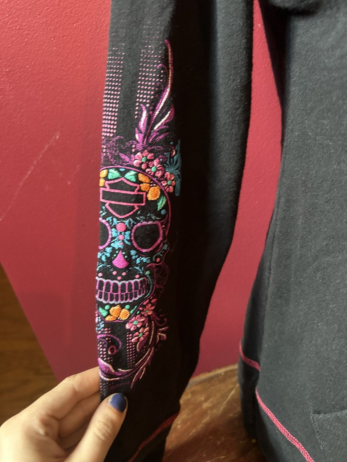 Other Harley Davidson Sugar Skull Hoodie Nasville TN Size Small Size S / US 4 / IT 40 - 2 Thumbnail