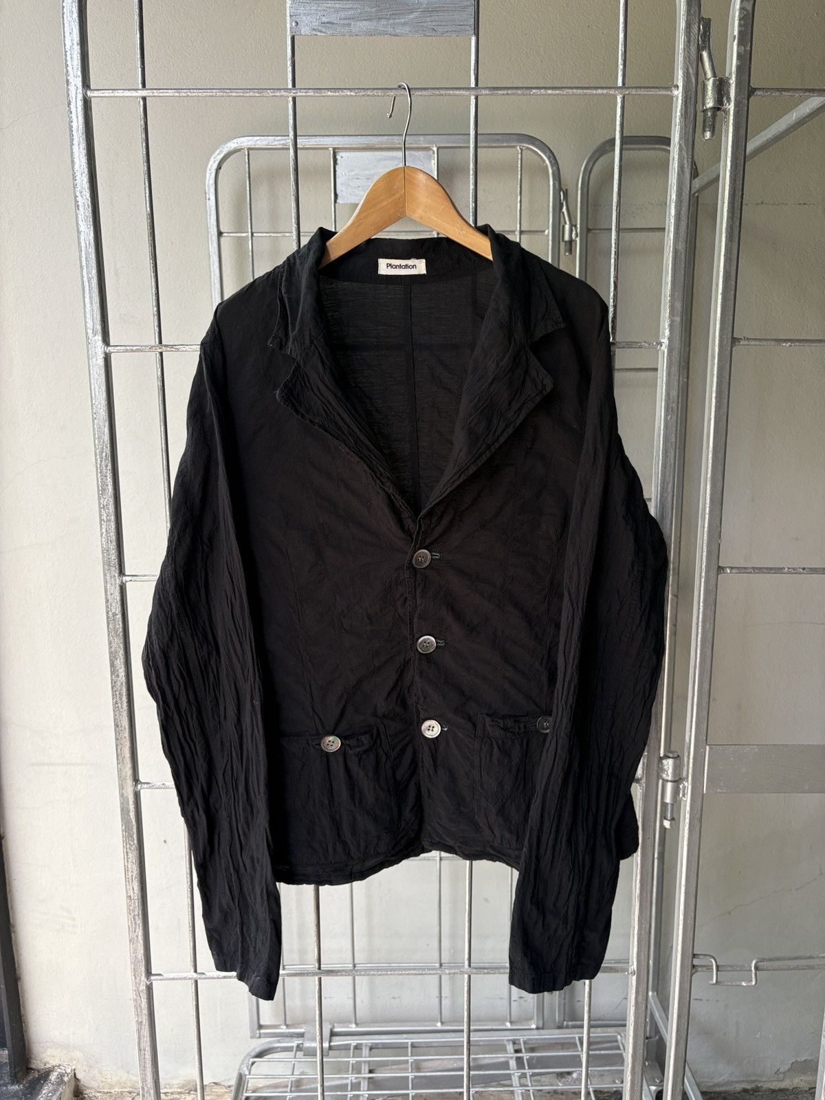 Issey Miyake Plantation Issey Miyake black jacket Size M / US 6-8 / IT 42-44 - 1 Thumbnail