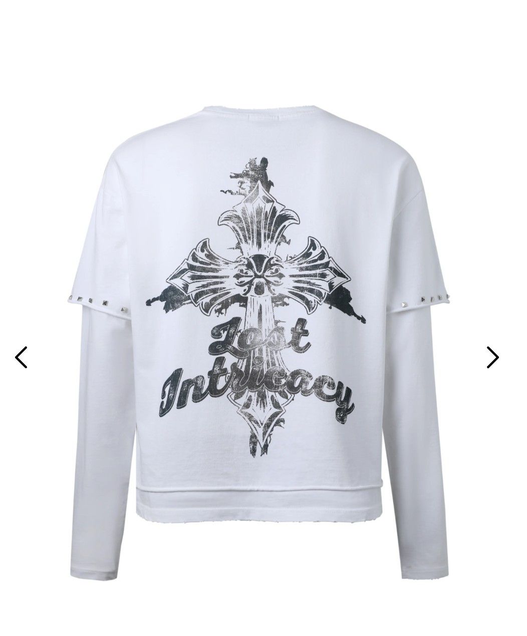 LOST INTRICACY Lost Intricacy White Westwood Long Sleeve Size Medium Size US XL / EU 56 / 4 - 2 Thumbnail