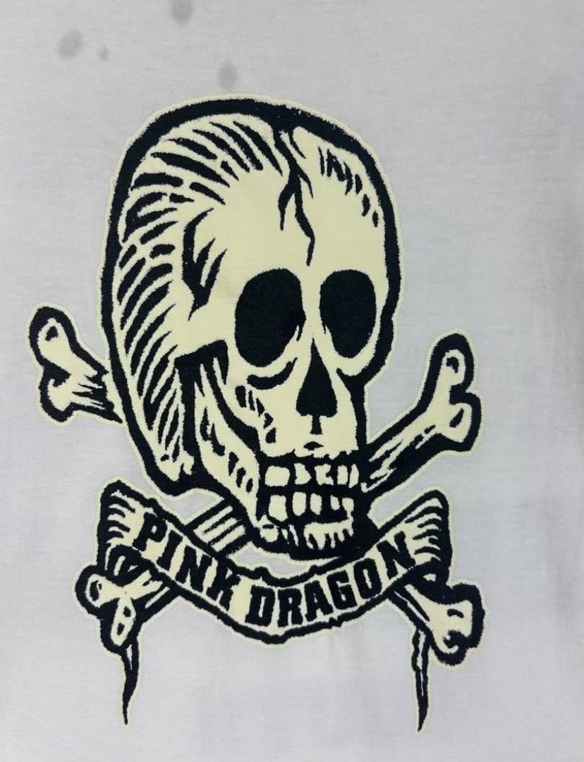 Japanese Brand Vintage Cream Soda X Pink Dragon Rocakbilly Garage T Shirt Size US L / EU 52-54 / 3 - 3 Thumbnail