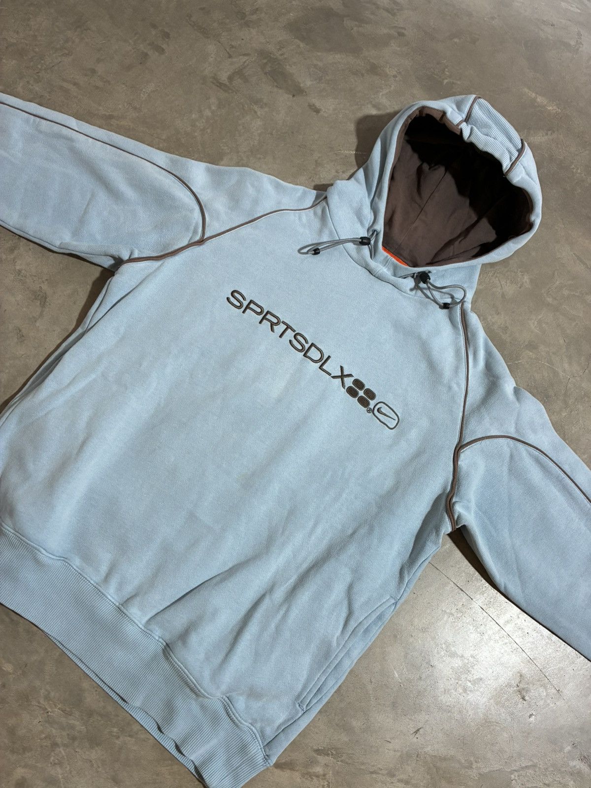 Nike Vintage Nike SPRTSDLX Hoodie Boxy Swoosh Y2K S Gorpcore tech Size US S / EU 44-46 / 1 - 5 Thumbnail
