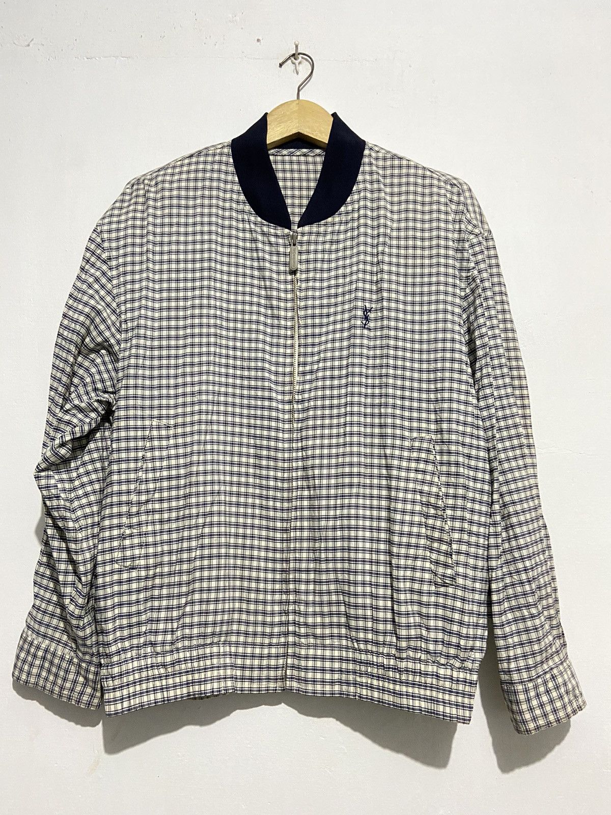Saint Laurent Plaid Jacket | Grailed