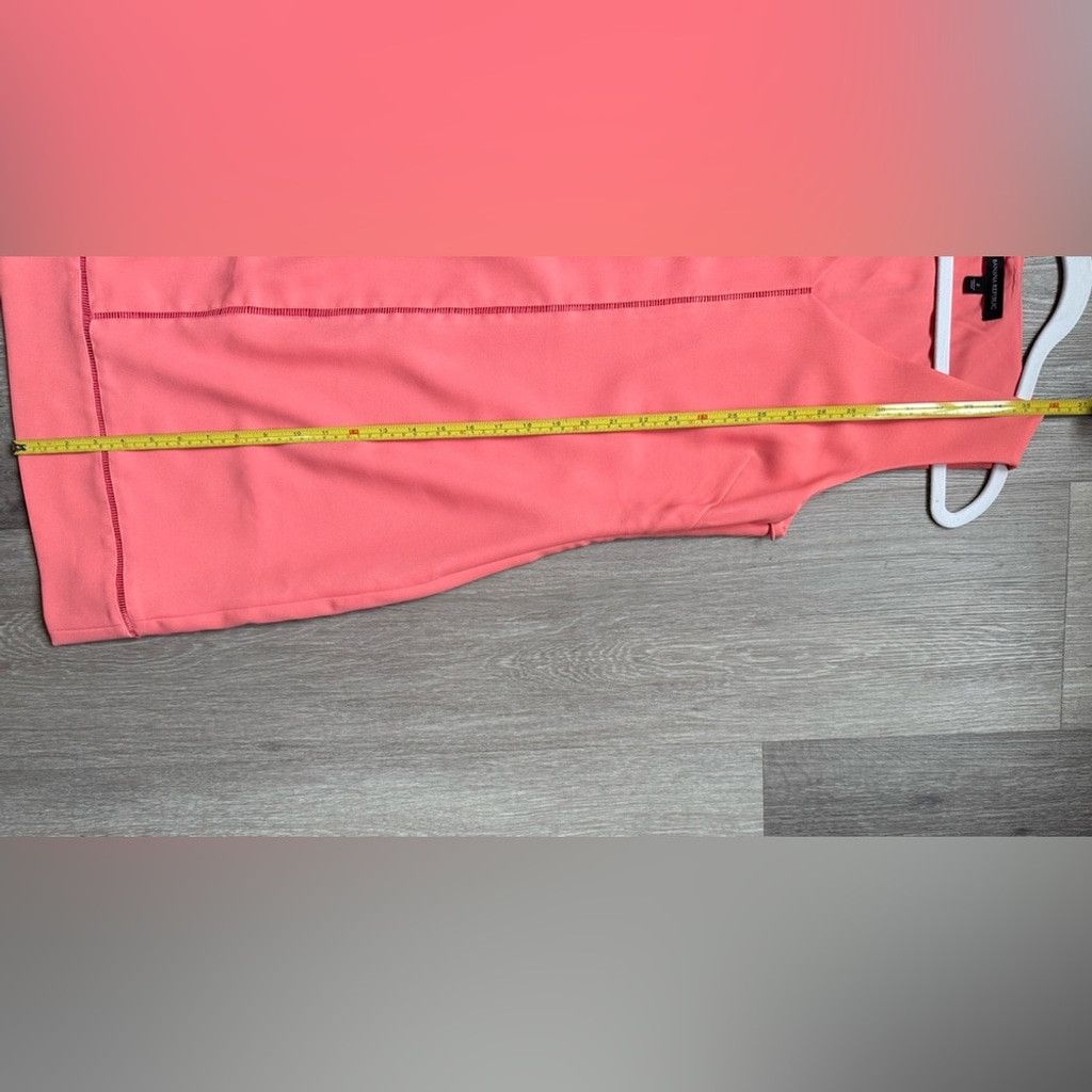 Banana Republic Banana Republic Orange Pink Dress V-Neck Sleeveless Size XS / US 0-2 / IT 36-38 - 8 Thumbnail