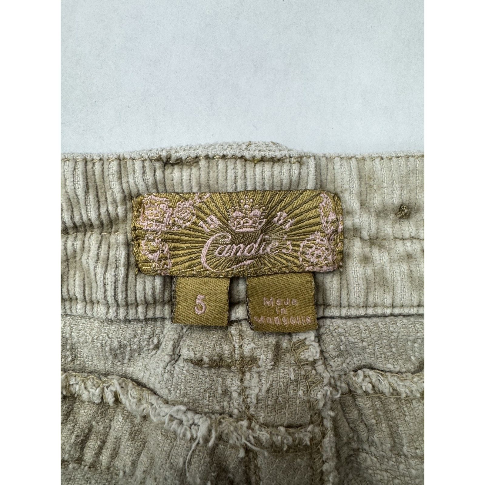 Other Vintage Y2K Low Rise Corduroy Flare Pants Candie's Grunge 5 Size 28" / US 6 / IT 42 - 7 Thumbnail