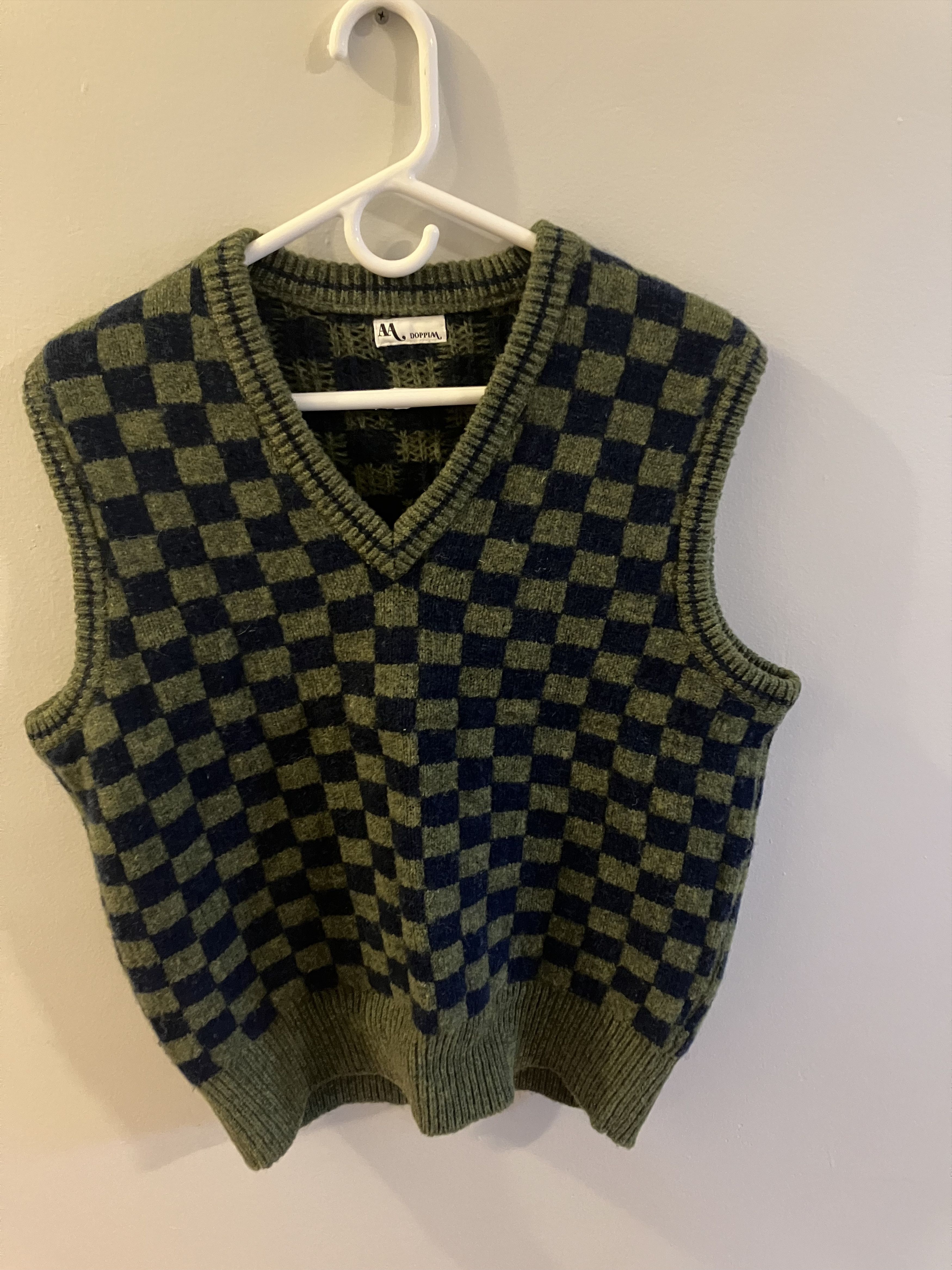 Doppiaa Doppiaa Sweater Vest Gingham Check Size US S / EU 44-46 / 1 - 1 Thumbnail