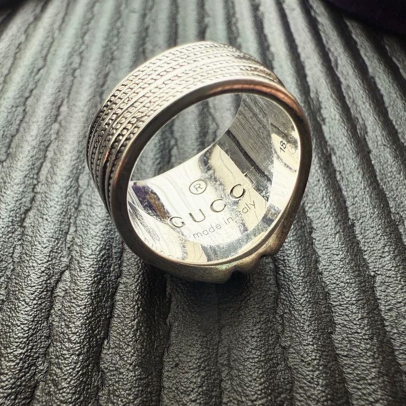 Gucci Gucci Size18 Natural turquoise ring Size ONE SIZE - 6 Thumbnail