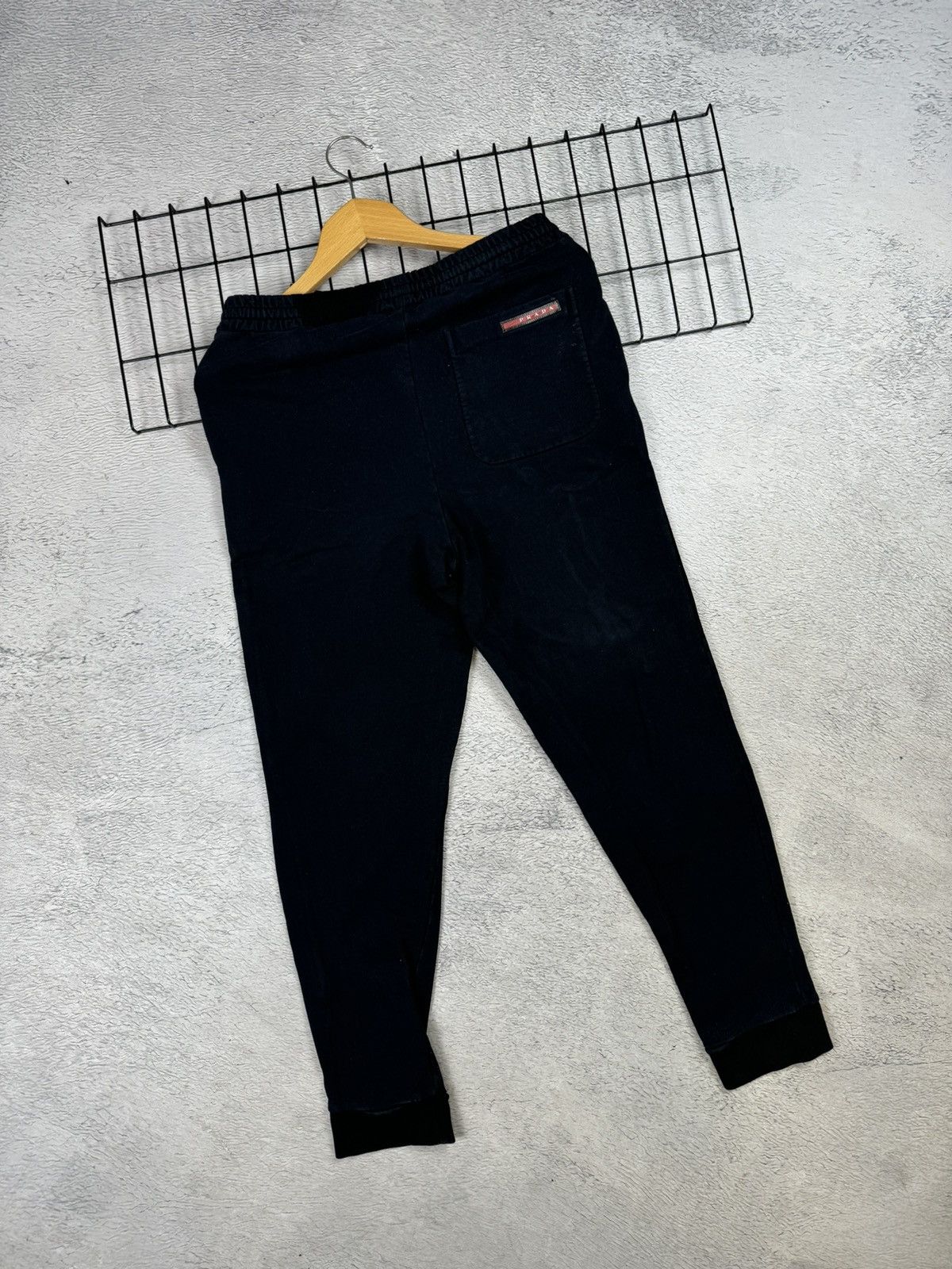 Prada × Vintage PRADA Red tab joggers sweatpants Black oldmoney XS size Size US 30 / EU 46 - 1 Thumbnail