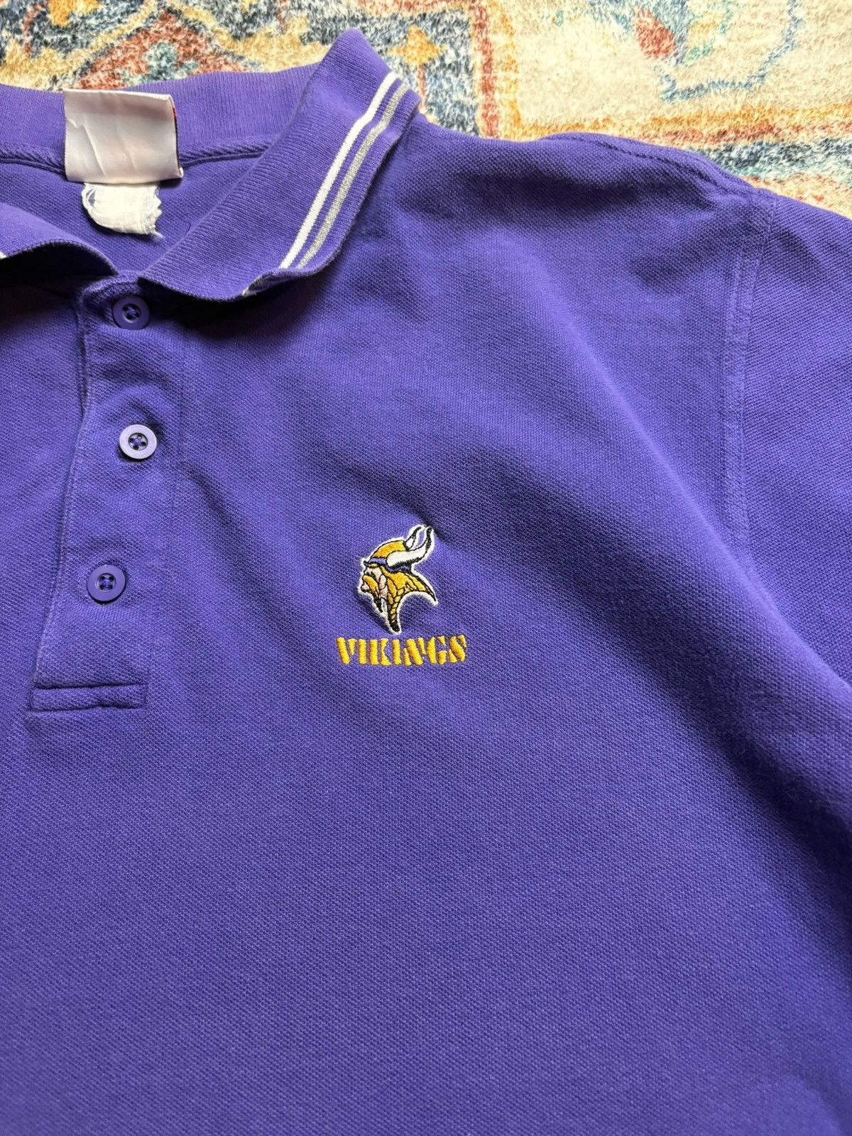 NFL Vintage NFL Minnesota Vikings Polo Shirt Size XL Size US XL / EU 56 / 4 - 4 Thumbnail