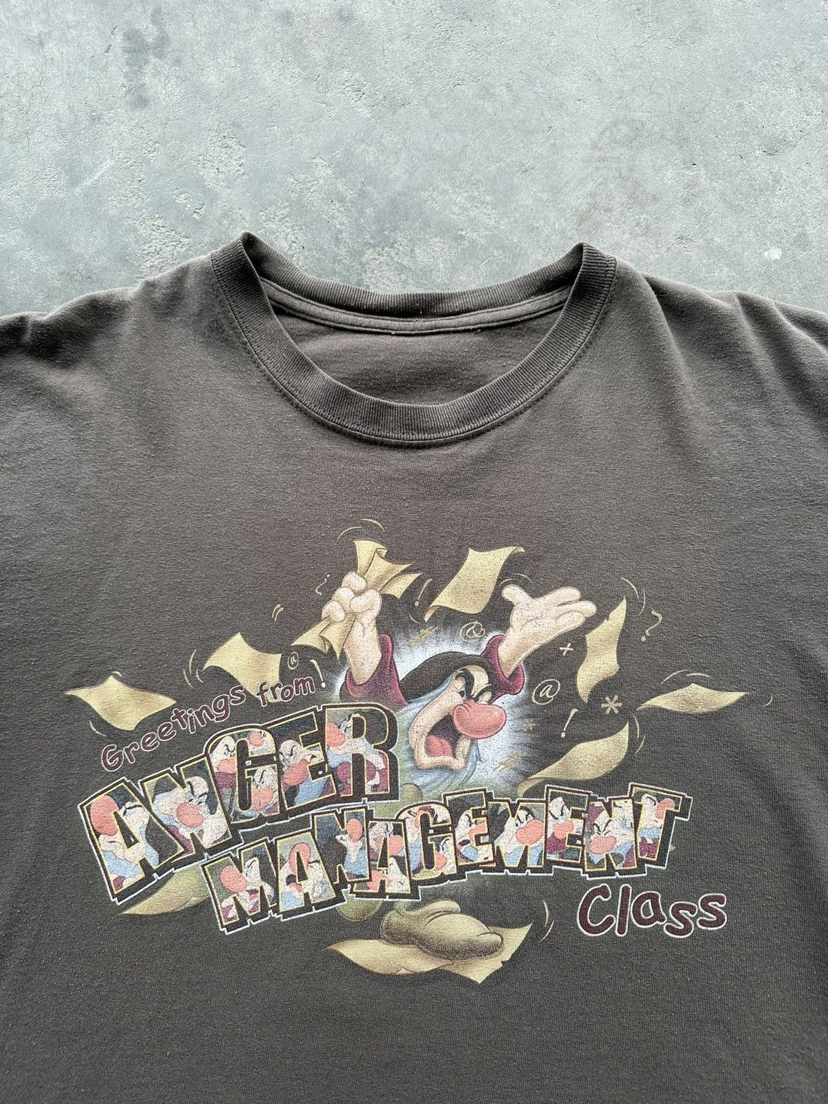 Disney Vintage 90s Disney 7 Dwarfs Anger Management Tee L Size US L / EU 52-54 / 3 - 2 Thumbnail
