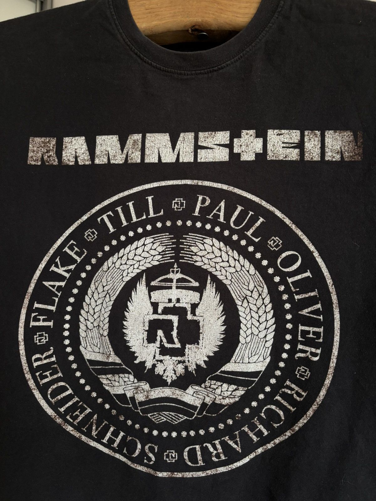 Band Tees Vintage Rammstein Band Rock Tour T Shirt Size US XXL / EU 58 / 5 - 2 Thumbnail