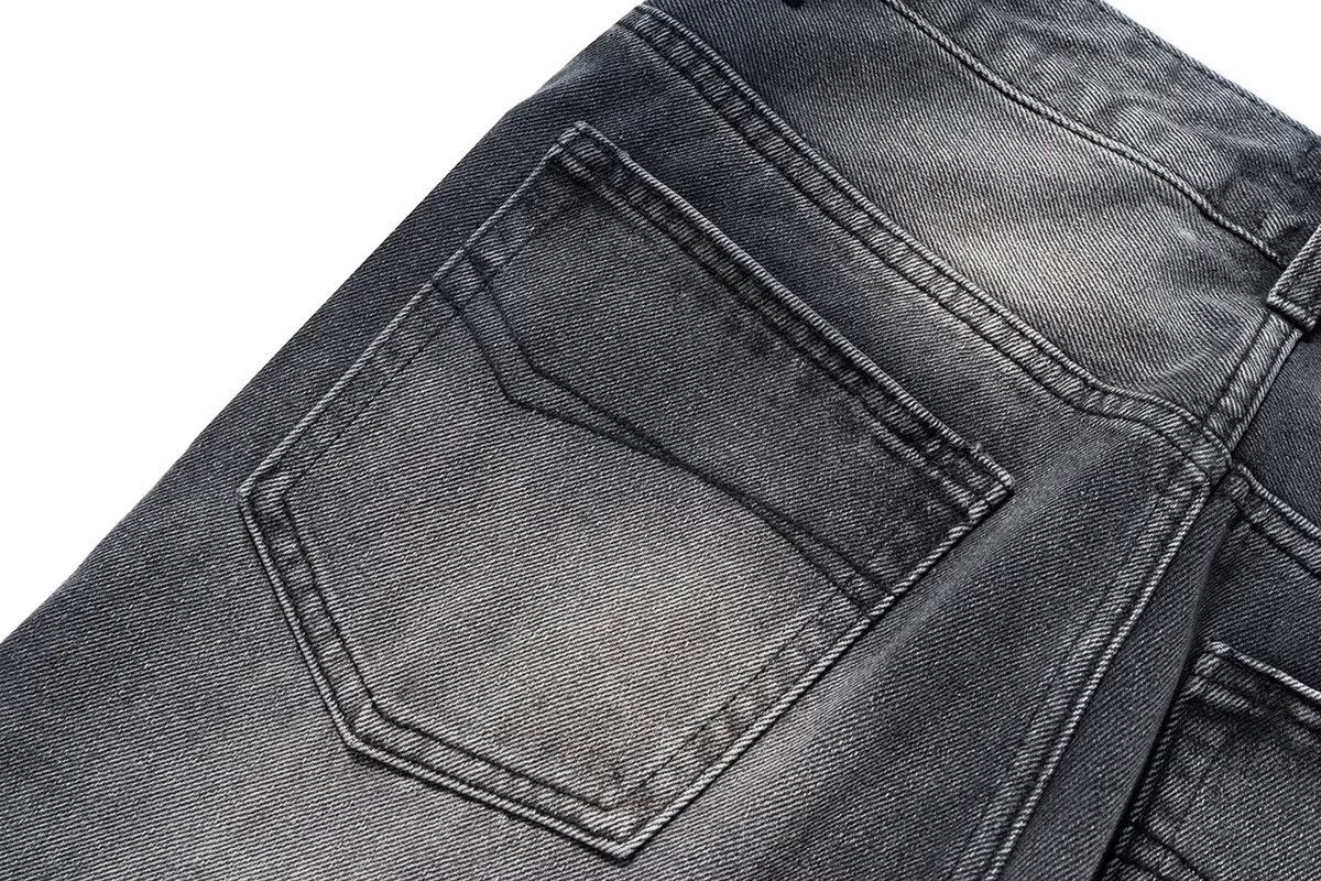 Designer × Vintage Streetwear Design Retro Baggy Hole Jeans Size US 33 - 9 Thumbnail