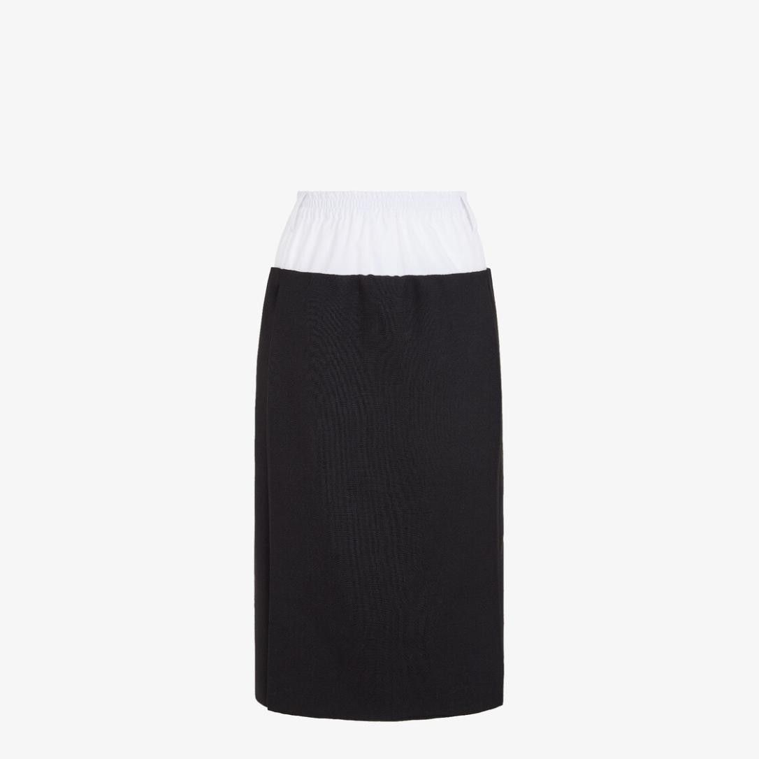 Fendi o1loc1c0824 Skirt in Black Size 34" / US 12 / IT 48 - 1 Thumbnail