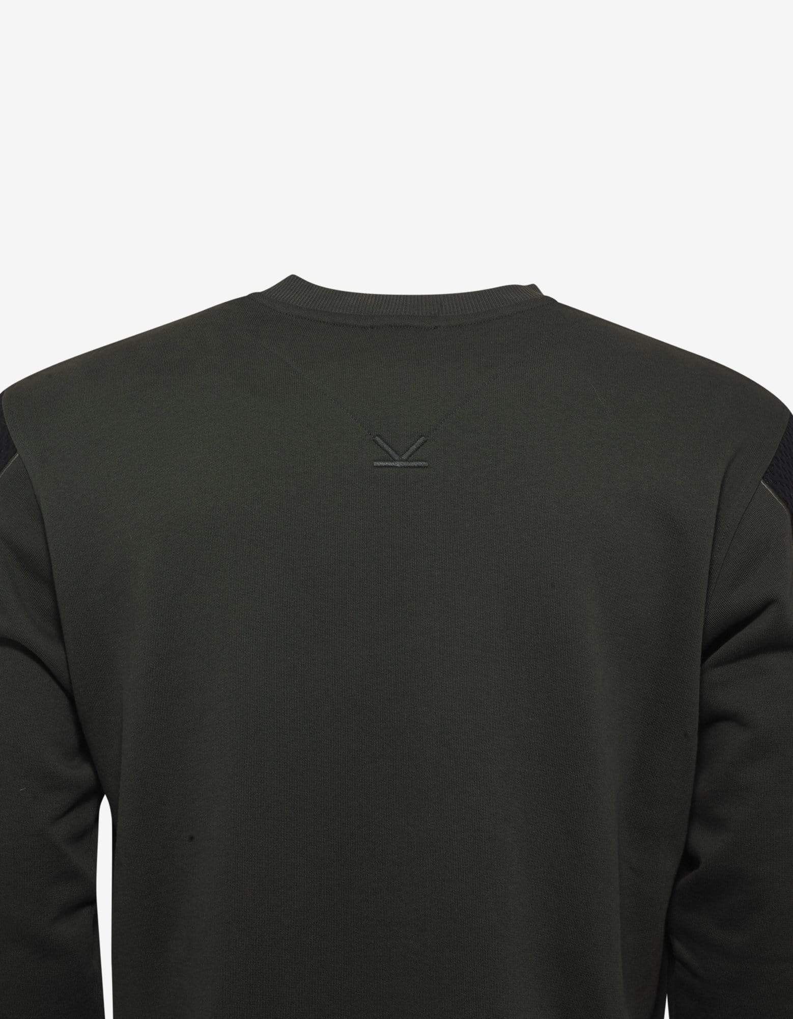 Kenzo Kenzo Khaki Dual-Fabric Sweatshirt Size US XL / EU 56 / 4 - 6 Thumbnail