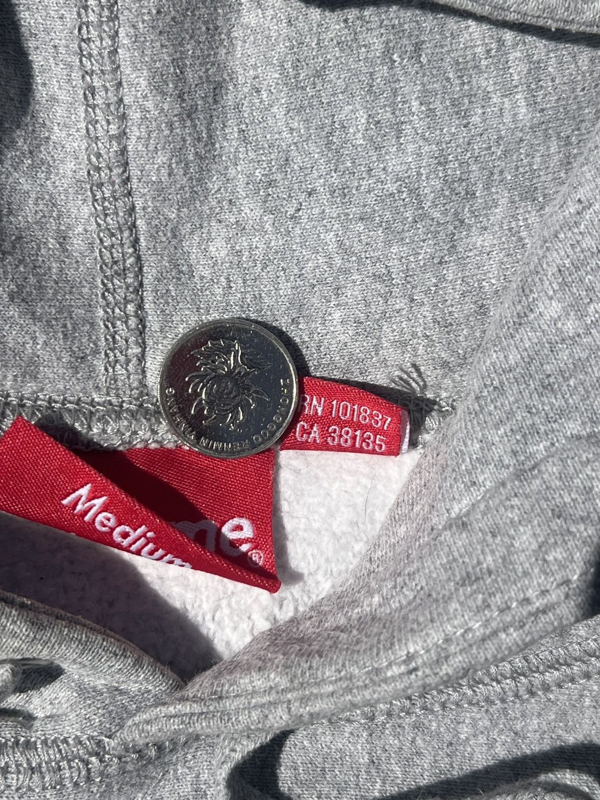 Supreme Supreme Le Luxe Hooded Sweatshirt (Gray) Size US M / EU 48-50 / 2 - 5 Thumbnail