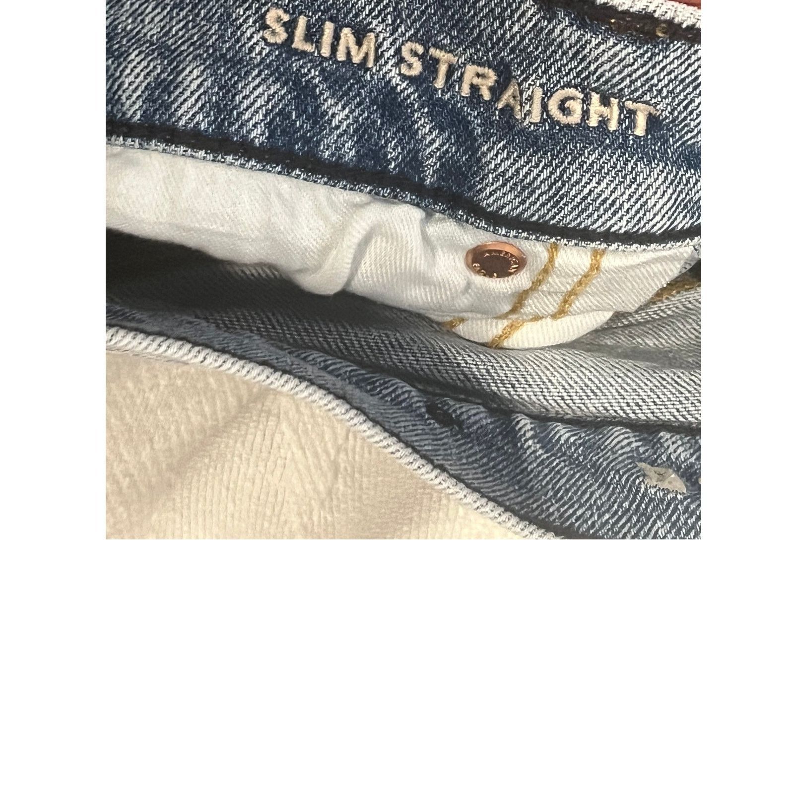 American Eagle Outfitters American Eagle Slim Straight Jeans Mens 32x30 Size US 32 / EU 48 - 4 Thumbnail