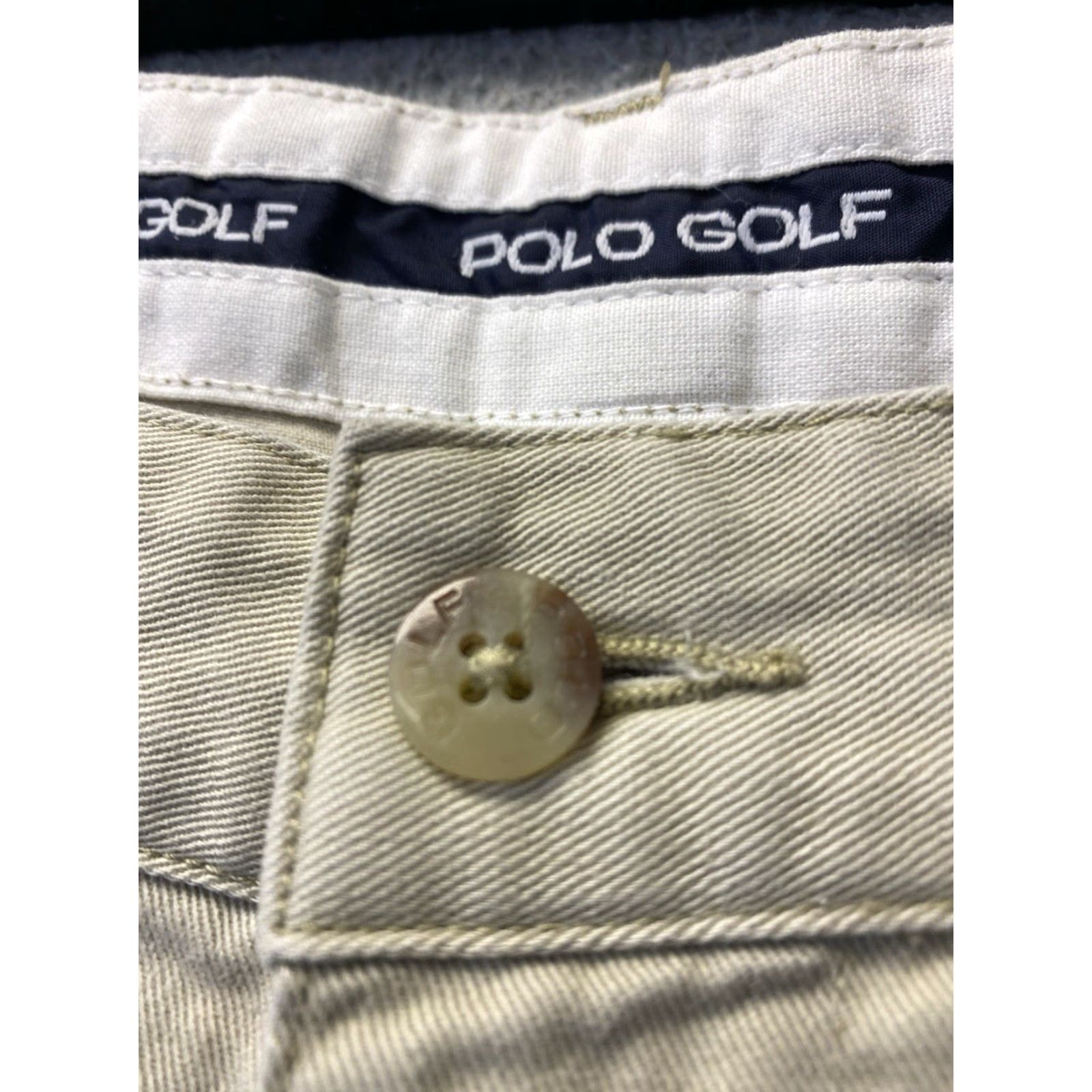Polo Ralph Lauren VINTAGE Polo Ralph Lauren Chino Pants Mens 40x32 Khaki Linen Relaxed 80s 90s Preppy USA Logo Retro Mens Size US XL / EU 56 / 4 - 3 Thumbnail